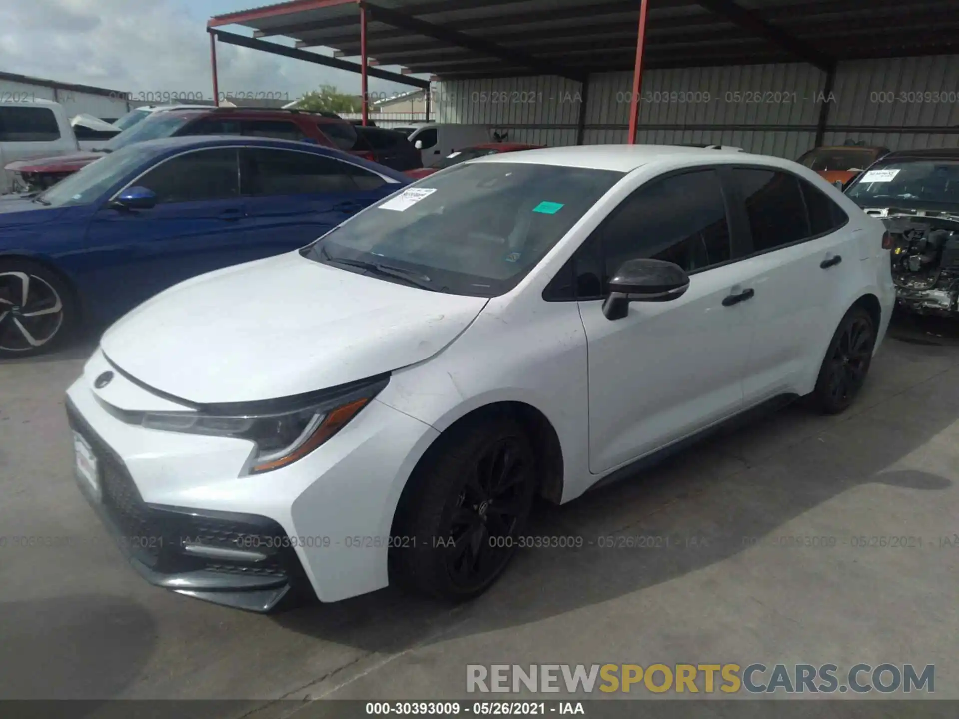 2 Photograph of a damaged car 5YFS4MCE5MP089264 TOYOTA COROLLA 2021