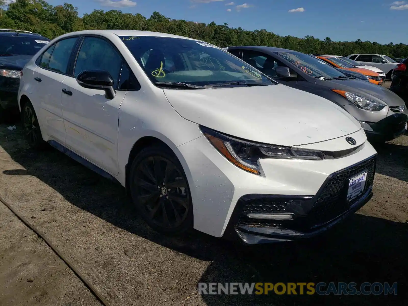 1 Photograph of a damaged car 5YFS4MCE5MP091614 TOYOTA COROLLA 2021