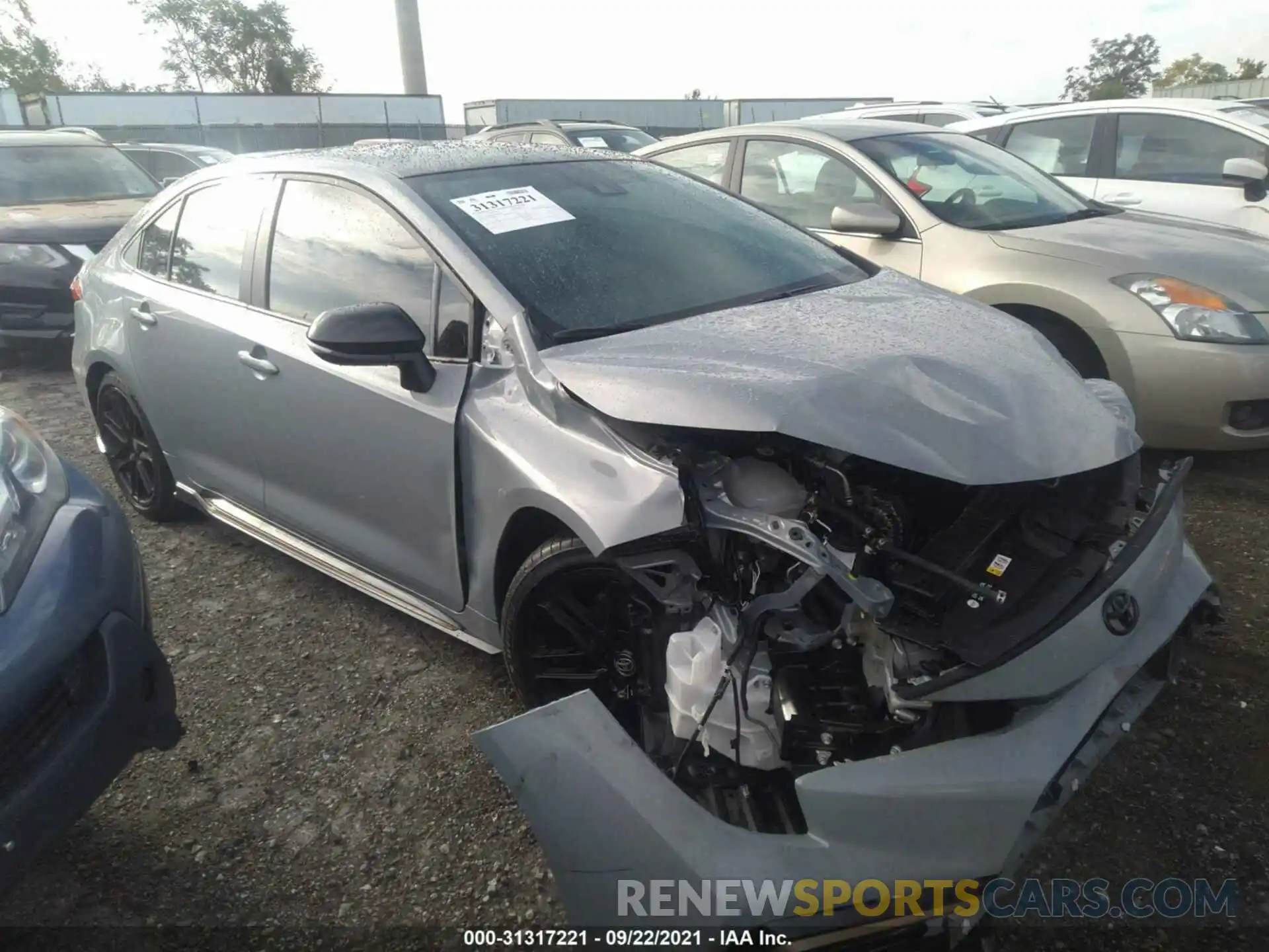 1 Photograph of a damaged car 5YFS4MCE5MP091709 TOYOTA COROLLA 2021