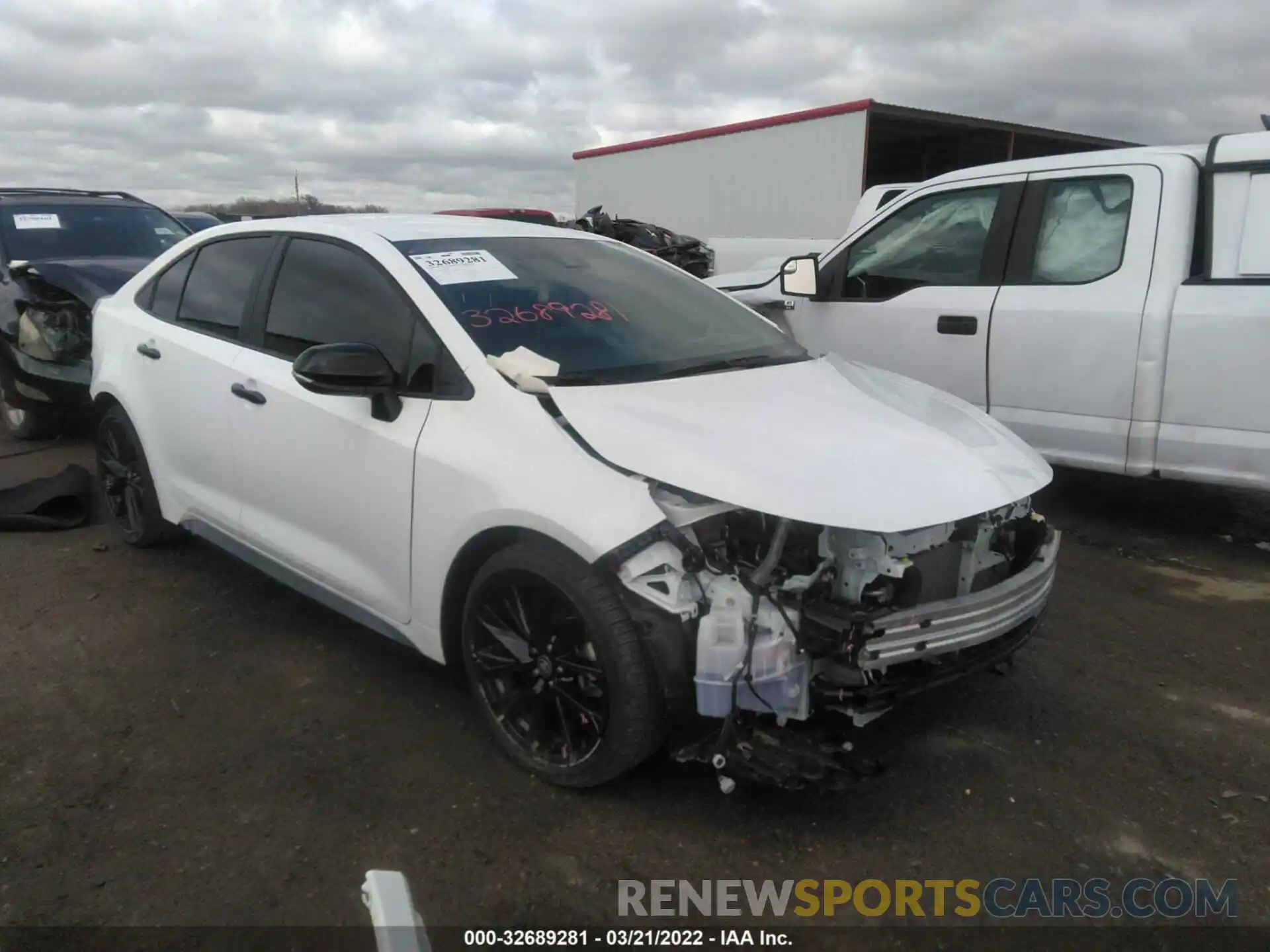 1 Photograph of a damaged car 5YFS4MCE5MP093315 TOYOTA COROLLA 2021