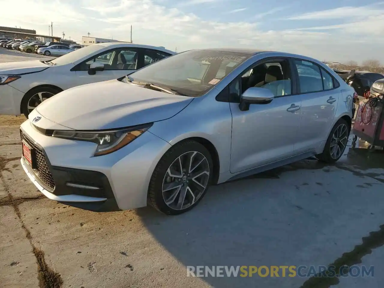 1 Photograph of a damaged car 5YFS4MCE5MP093346 TOYOTA COROLLA 2021