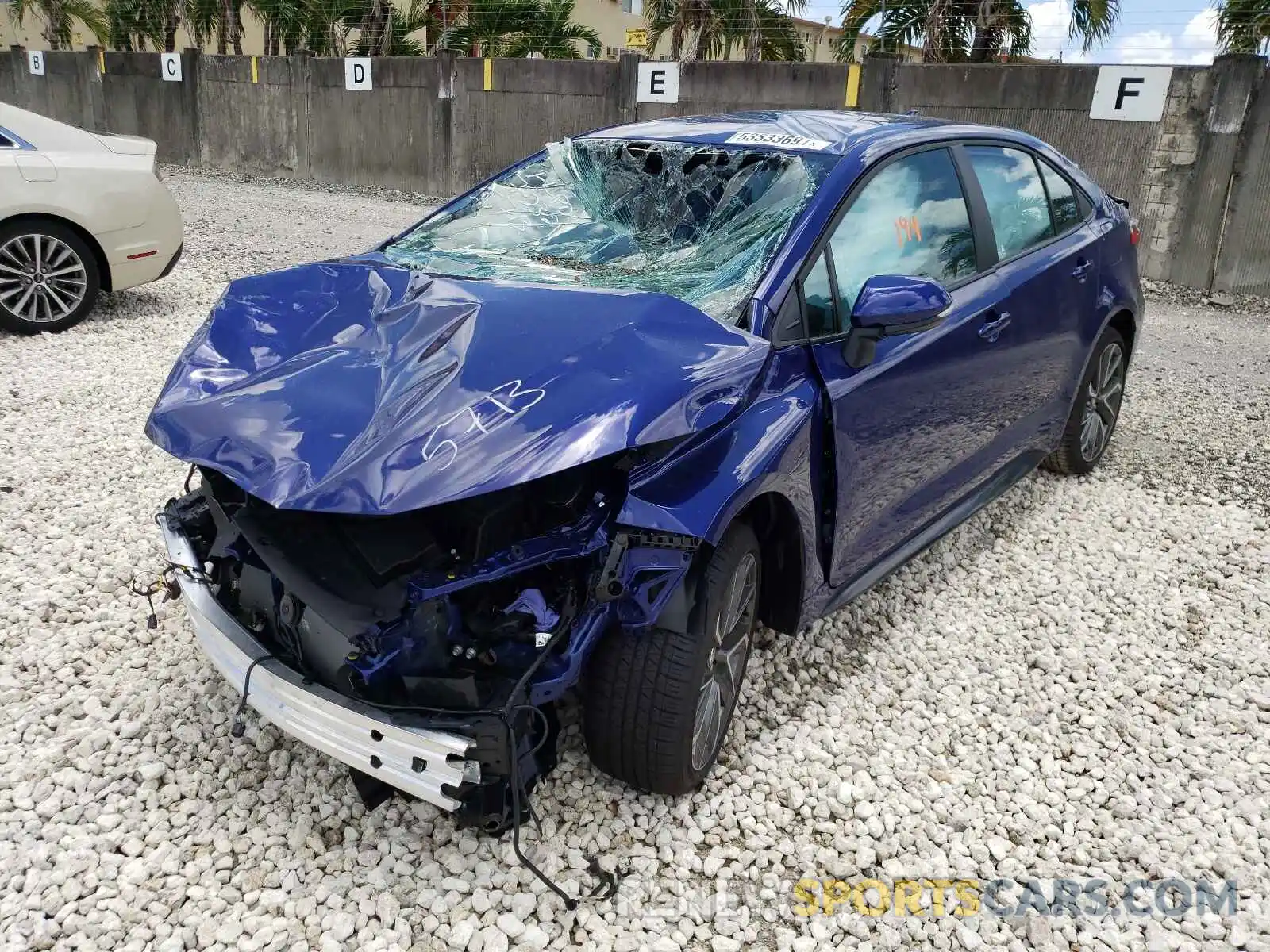 2 Photograph of a damaged car 5YFS4MCE5MP095713 TOYOTA COROLLA 2021