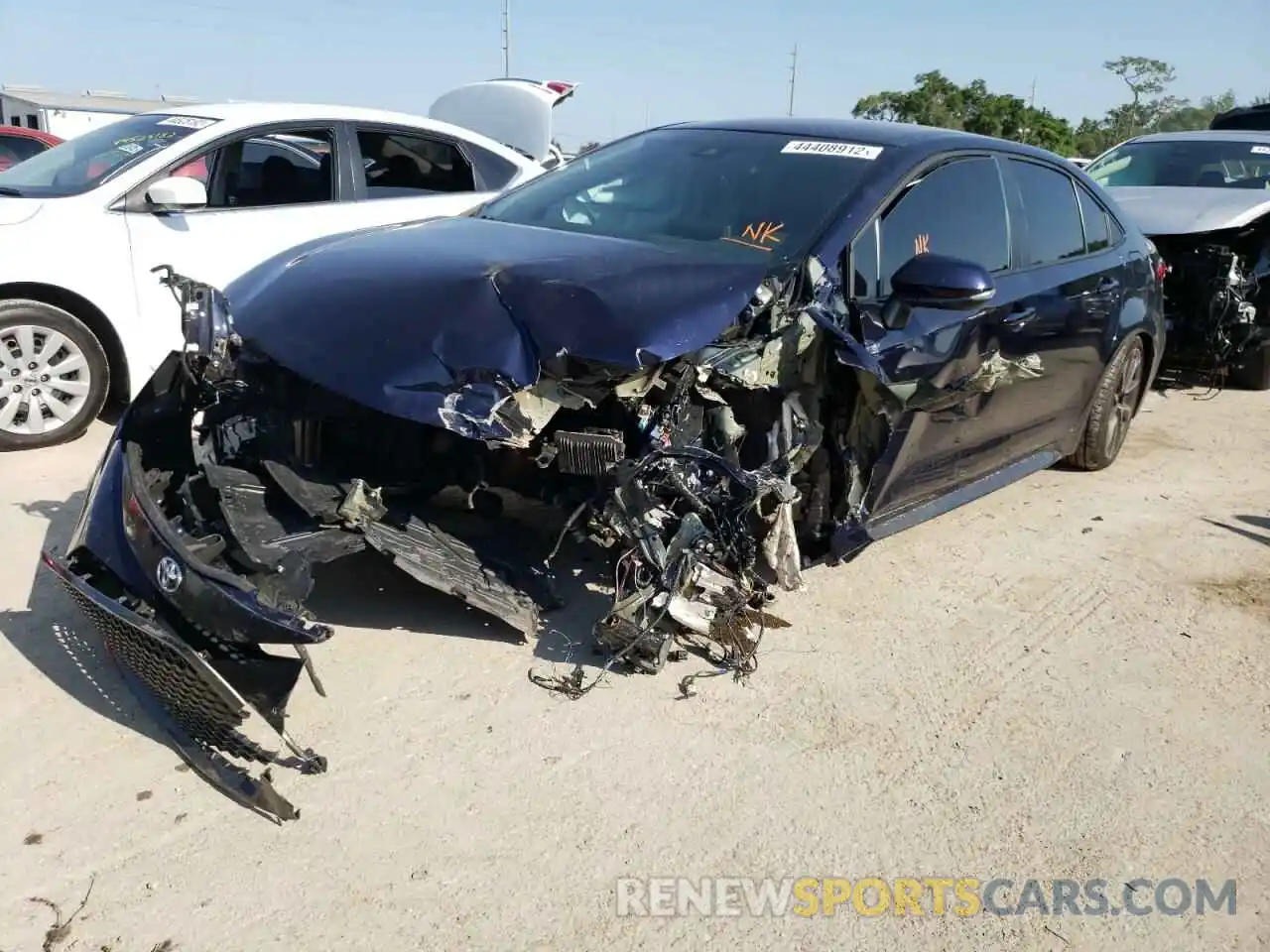 2 Photograph of a damaged car 5YFS4MCE5MP095825 TOYOTA COROLLA 2021