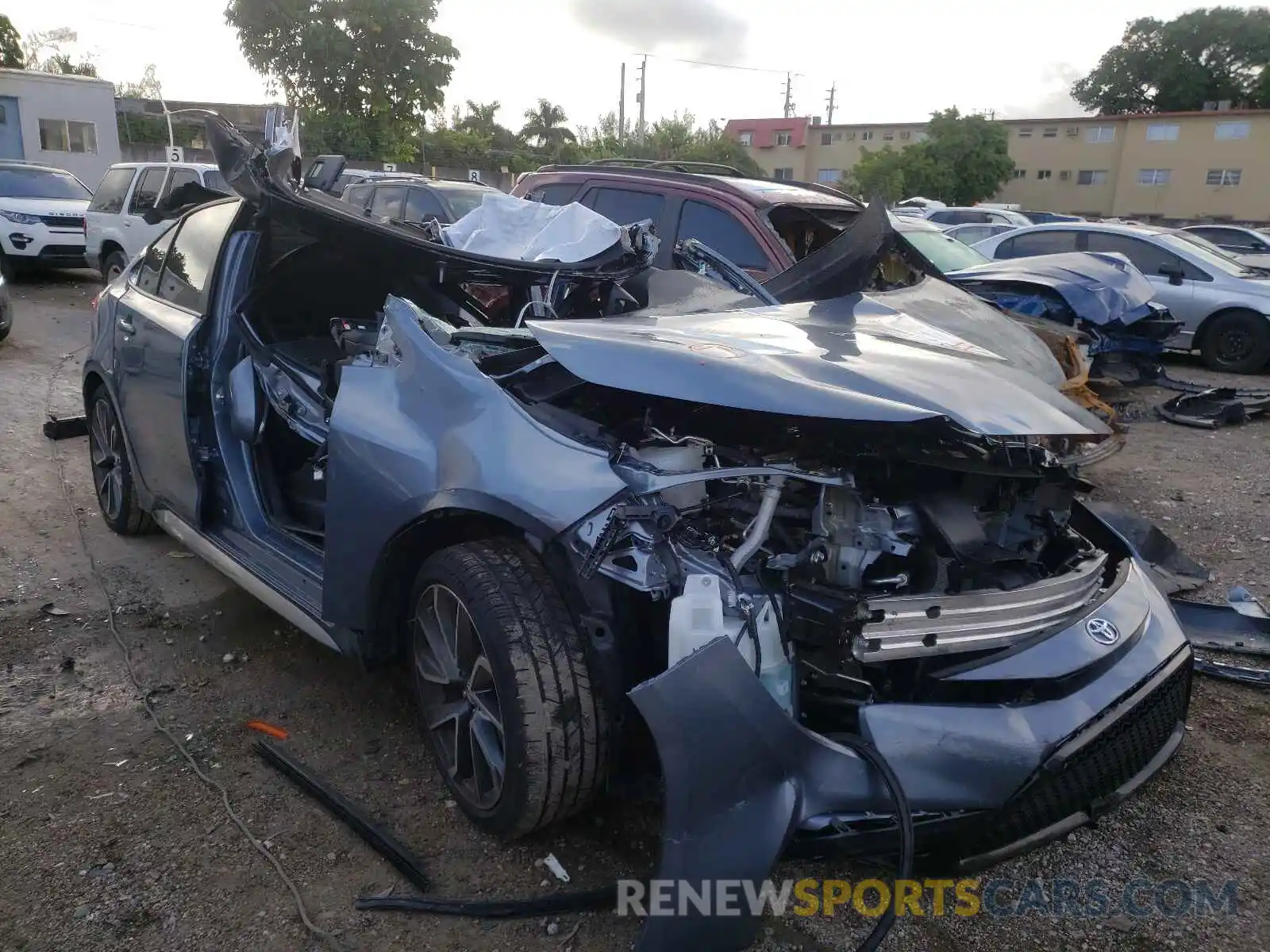 1 Photograph of a damaged car 5YFS4MCE5MP097431 TOYOTA COROLLA 2021