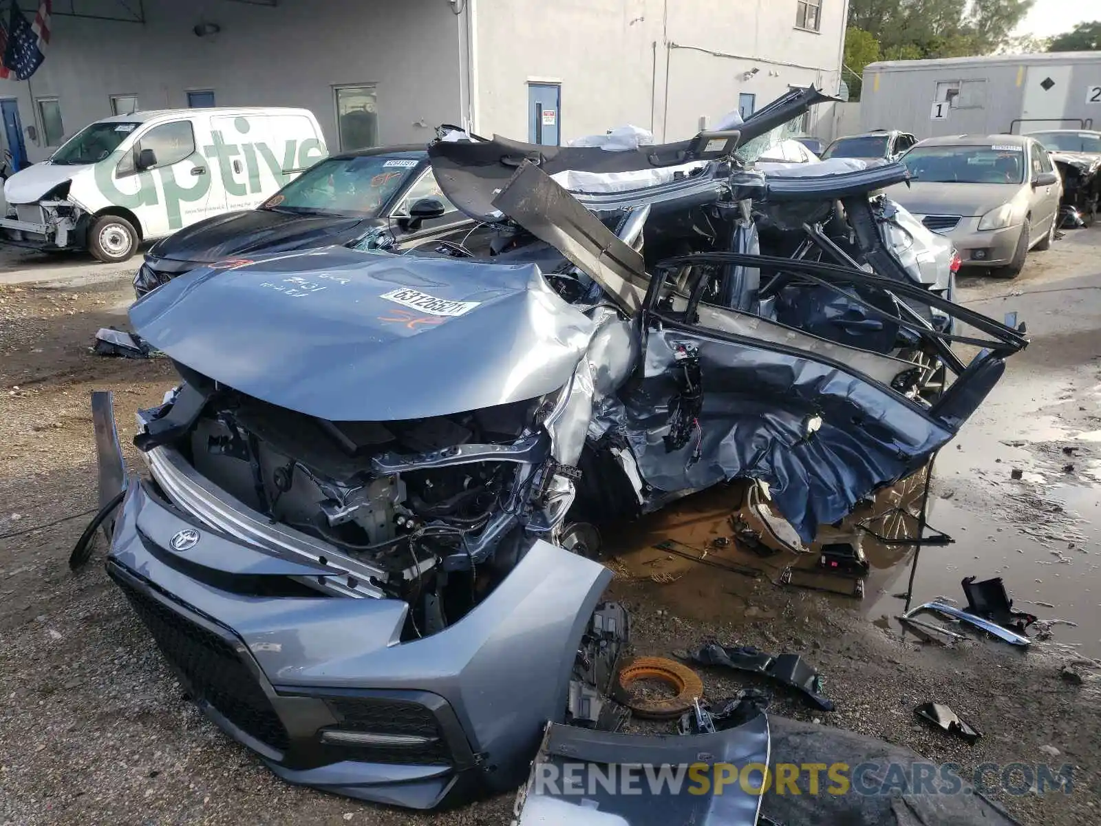 2 Photograph of a damaged car 5YFS4MCE5MP097431 TOYOTA COROLLA 2021