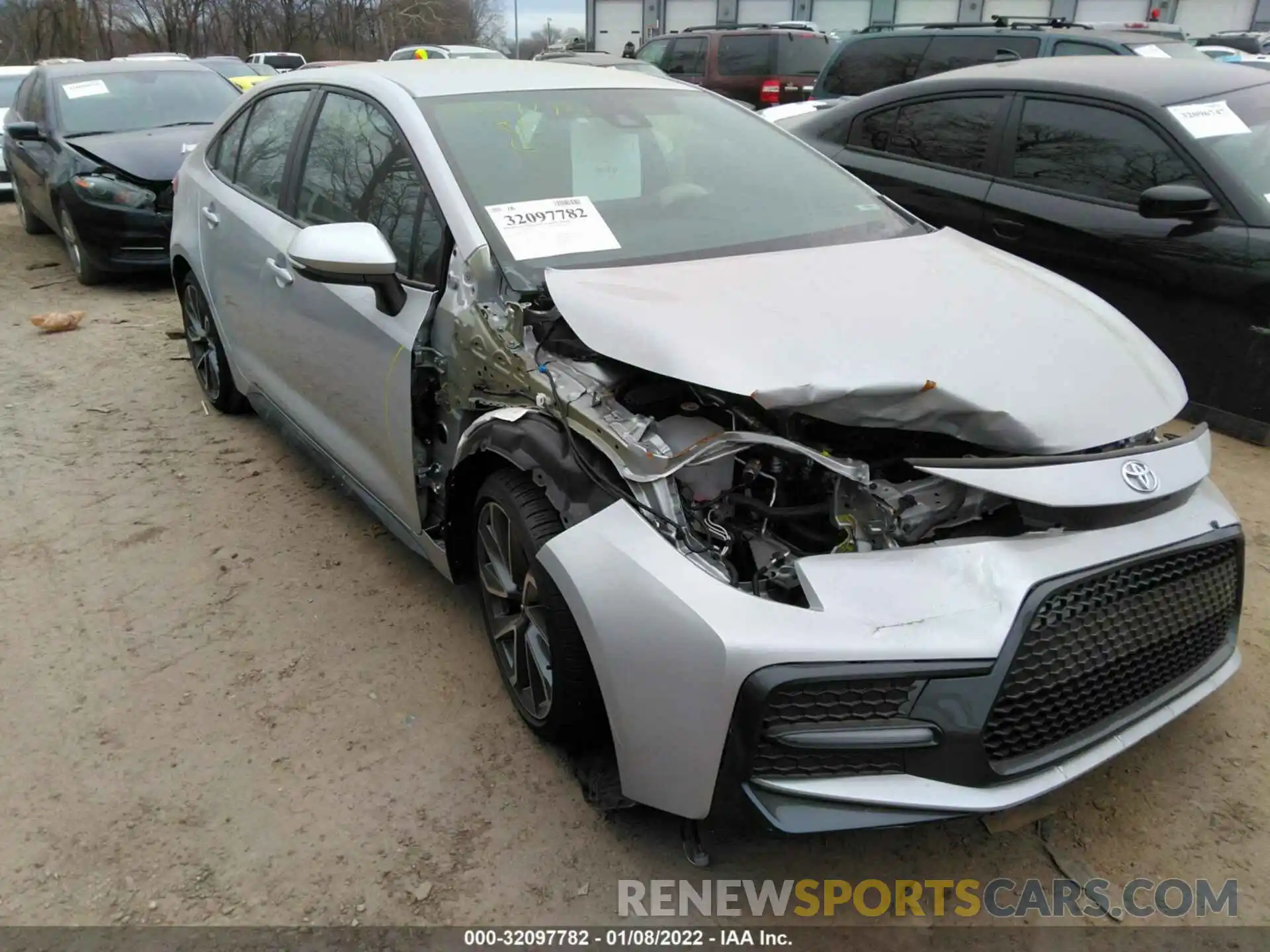 1 Photograph of a damaged car 5YFS4MCE5MP097901 TOYOTA COROLLA 2021