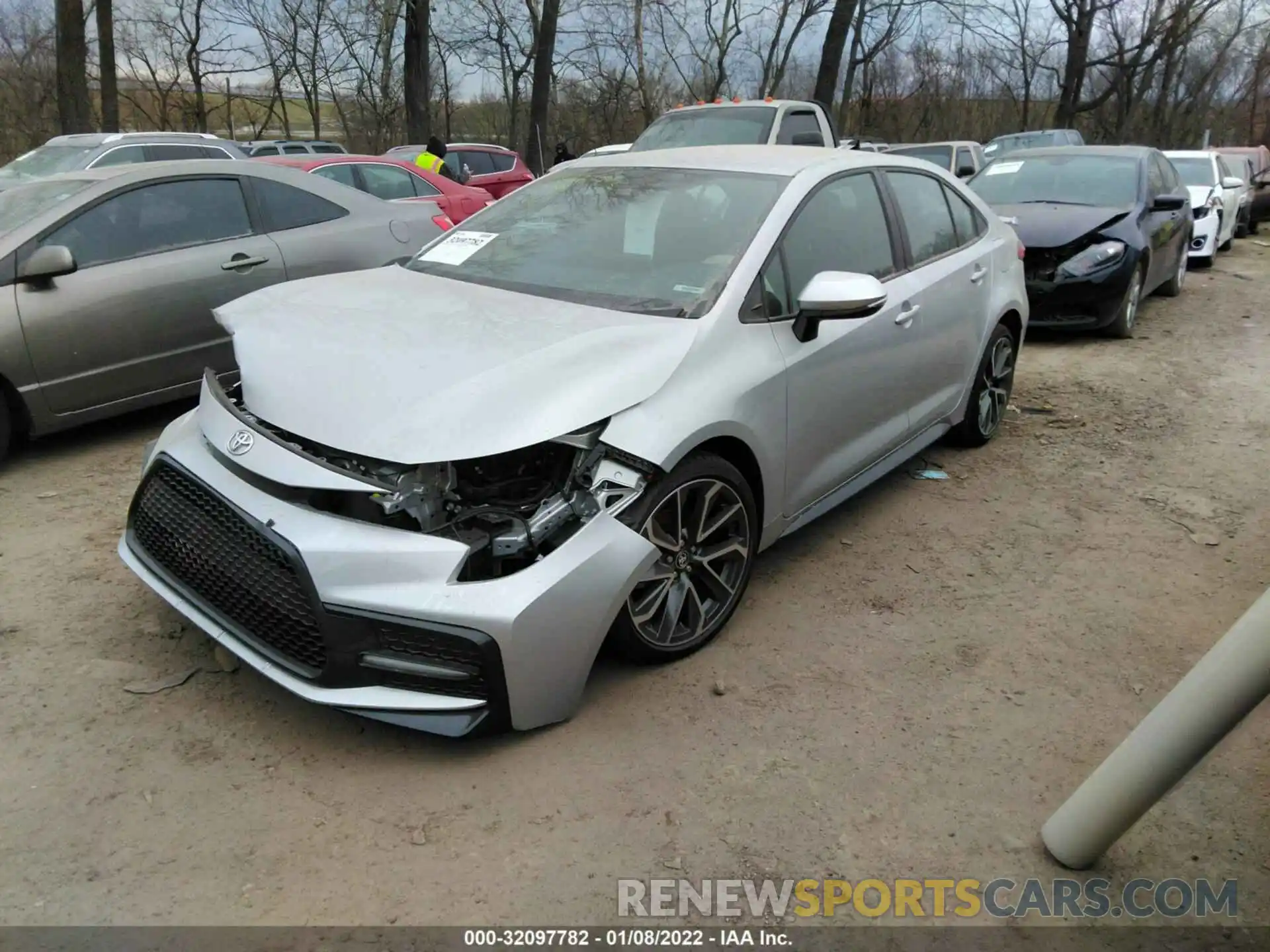 2 Photograph of a damaged car 5YFS4MCE5MP097901 TOYOTA COROLLA 2021