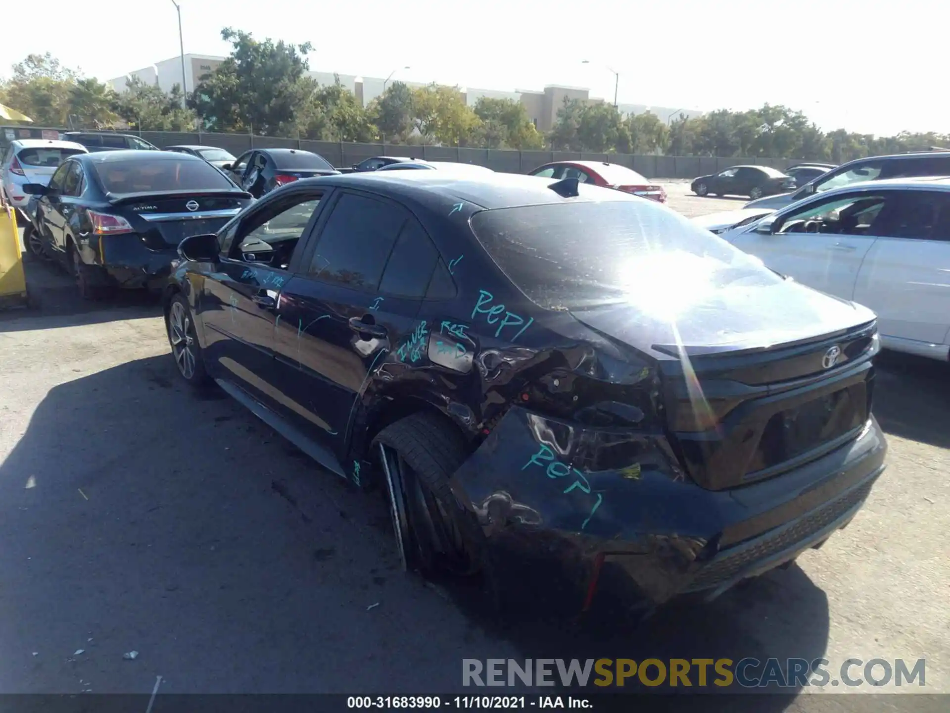 6 Photograph of a damaged car 5YFS4MCE6MP058086 TOYOTA COROLLA 2021