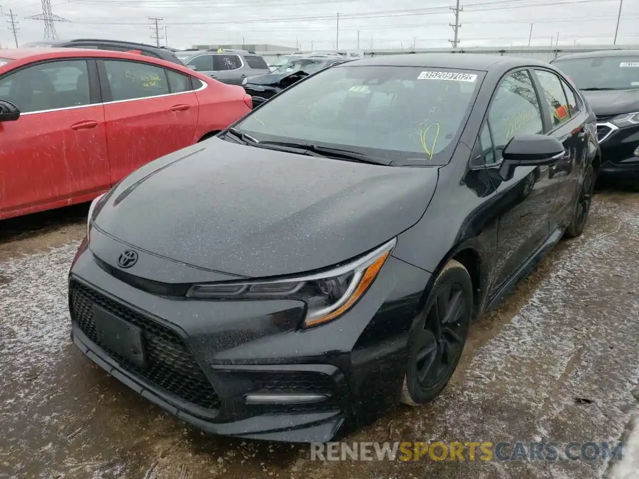 2 Photograph of a damaged car 5YFS4MCE6MP058783 TOYOTA COROLLA 2021