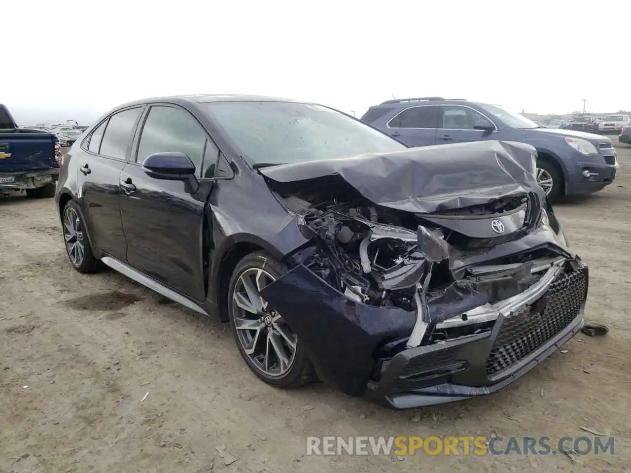 1 Photograph of a damaged car 5YFS4MCE6MP058816 TOYOTA COROLLA 2021