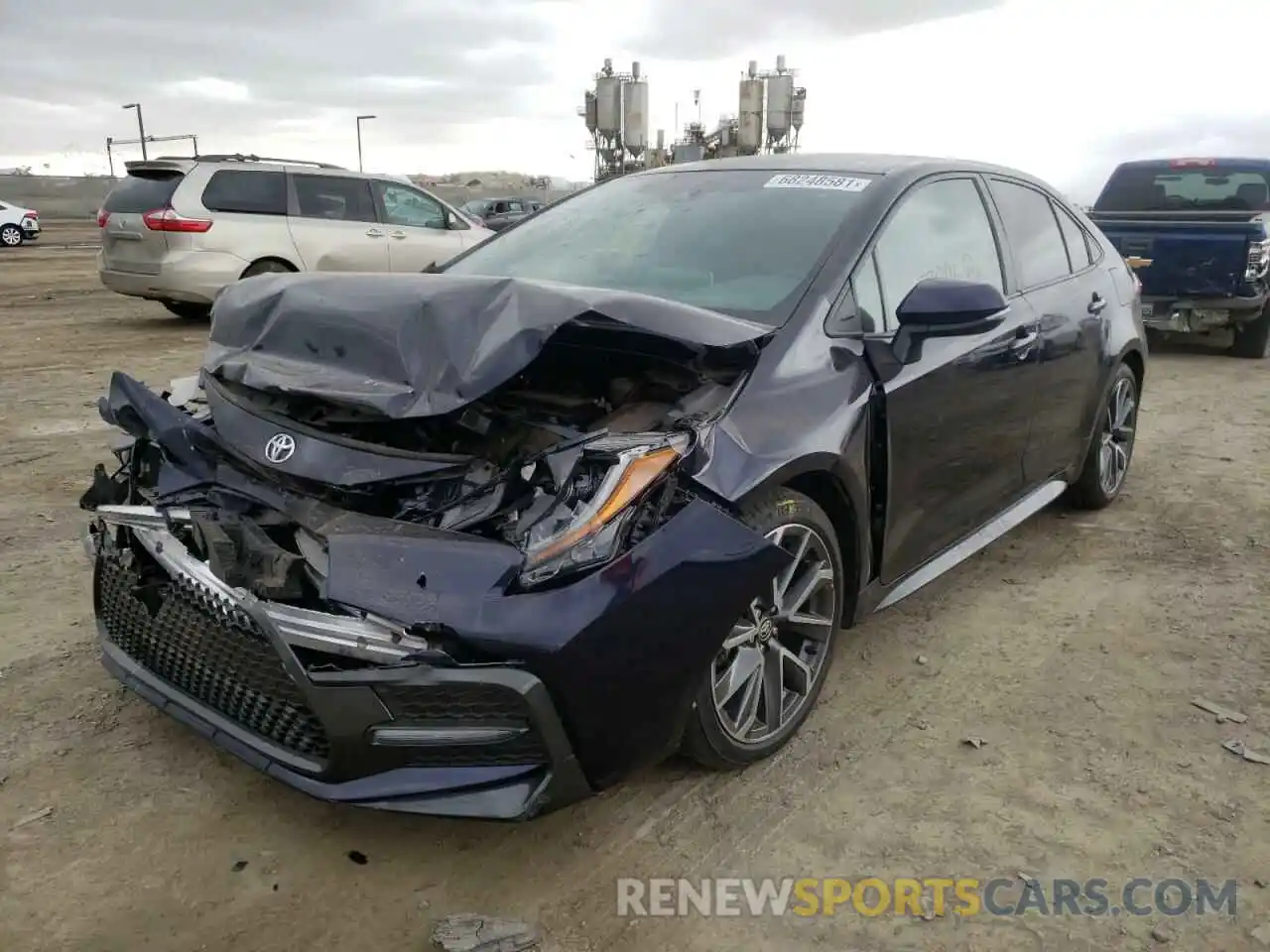 2 Photograph of a damaged car 5YFS4MCE6MP058816 TOYOTA COROLLA 2021