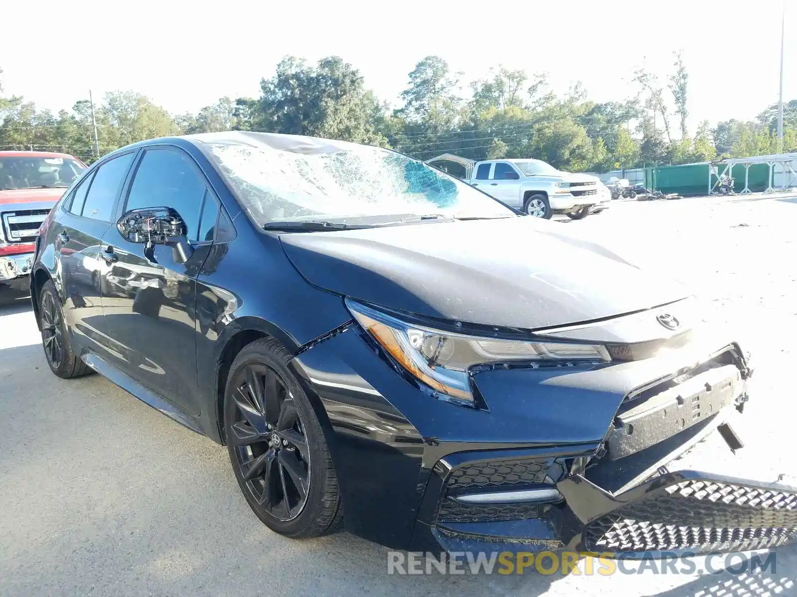 1 Photograph of a damaged car 5YFS4MCE6MP060131 TOYOTA COROLLA 2021