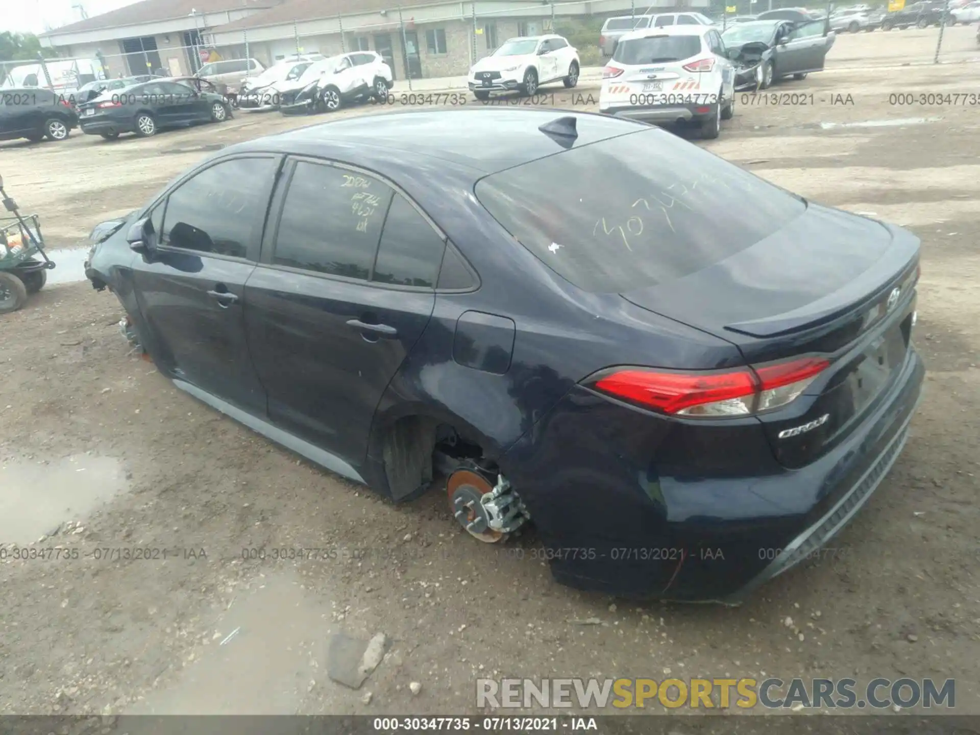 3 Photograph of a damaged car 5YFS4MCE6MP060694 TOYOTA COROLLA 2021