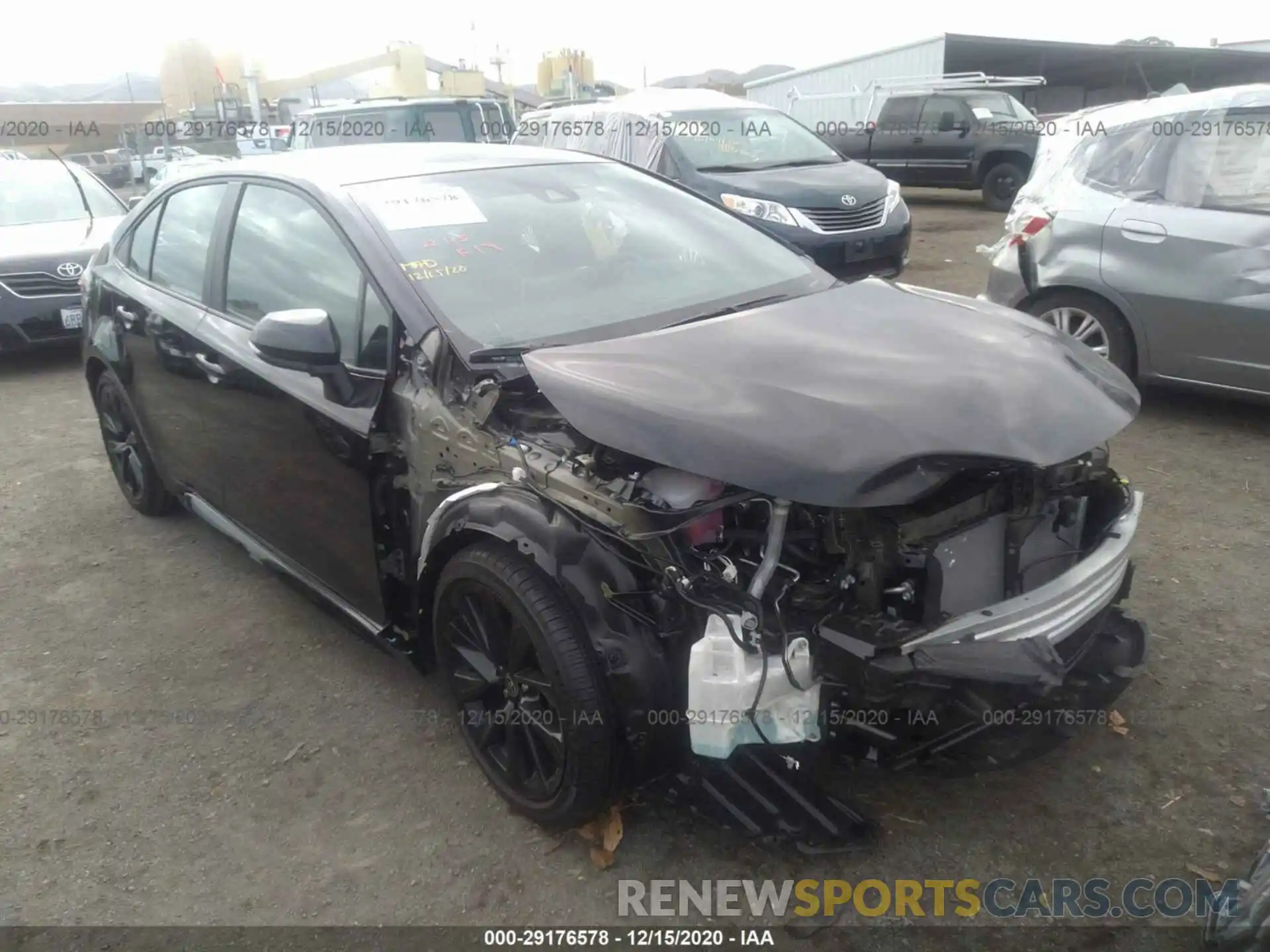 1 Photograph of a damaged car 5YFS4MCE6MP061201 TOYOTA COROLLA 2021