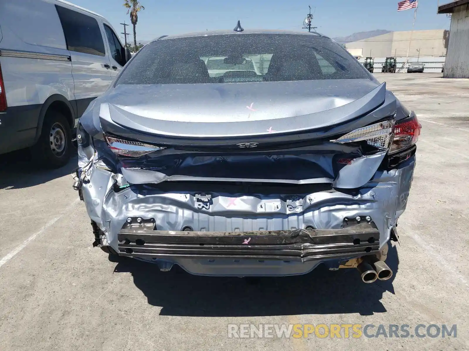 9 Photograph of a damaged car 5YFS4MCE6MP061618 TOYOTA COROLLA 2021