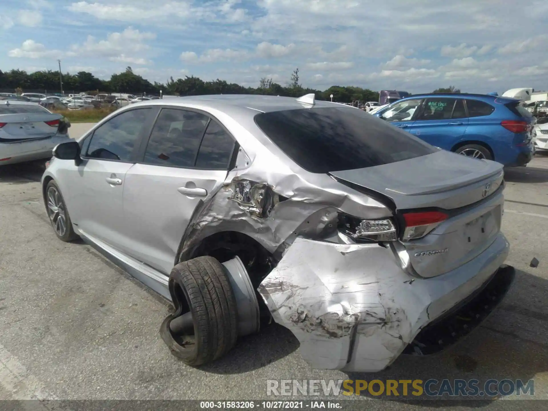 6 Photograph of a damaged car 5YFS4MCE6MP062672 TOYOTA COROLLA 2021