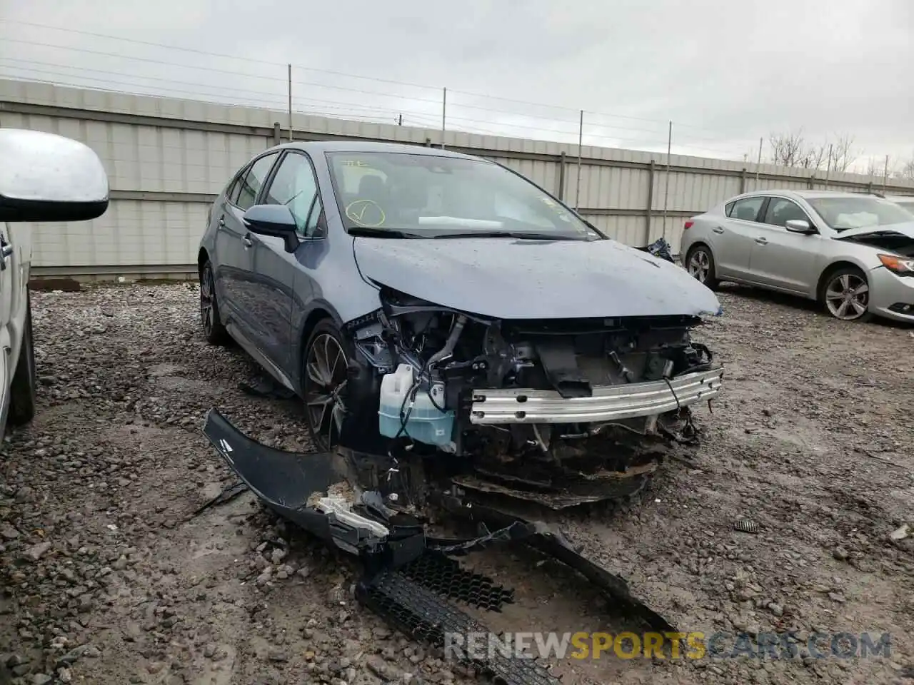 1 Photograph of a damaged car 5YFS4MCE6MP062719 TOYOTA COROLLA 2021