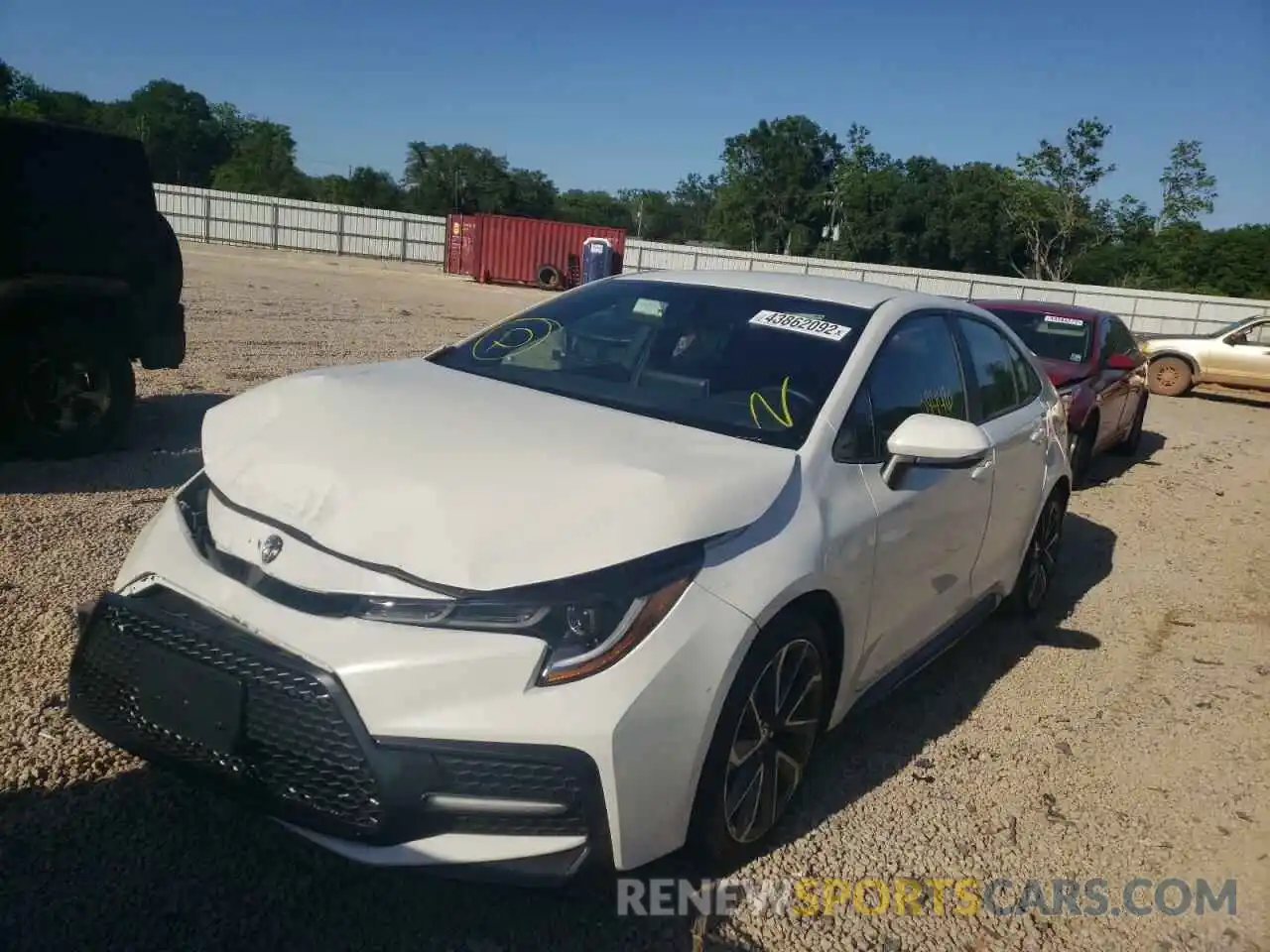 2 Photograph of a damaged car 5YFS4MCE6MP064079 TOYOTA COROLLA 2021