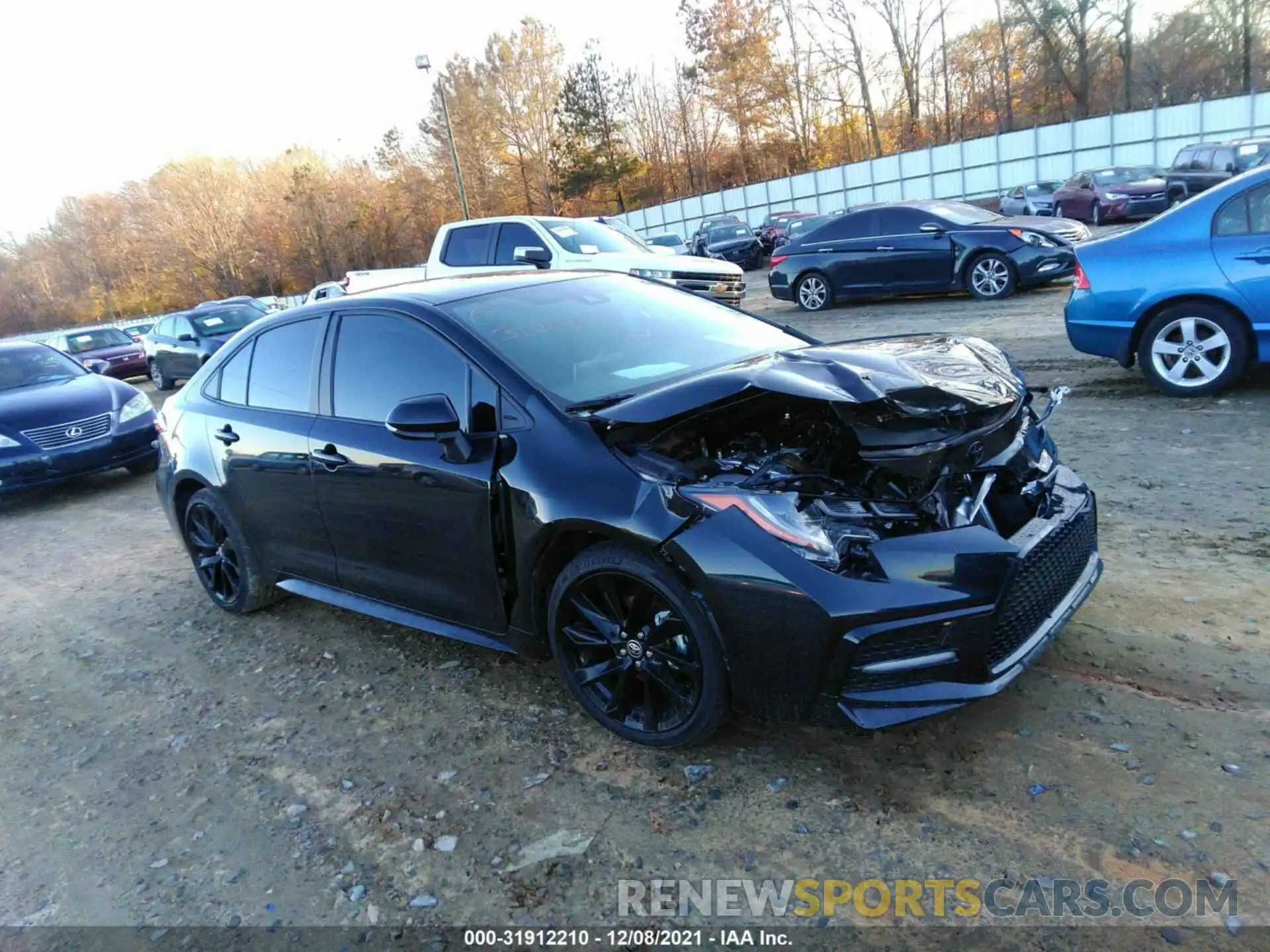 1 Photograph of a damaged car 5YFS4MCE6MP064275 TOYOTA COROLLA 2021