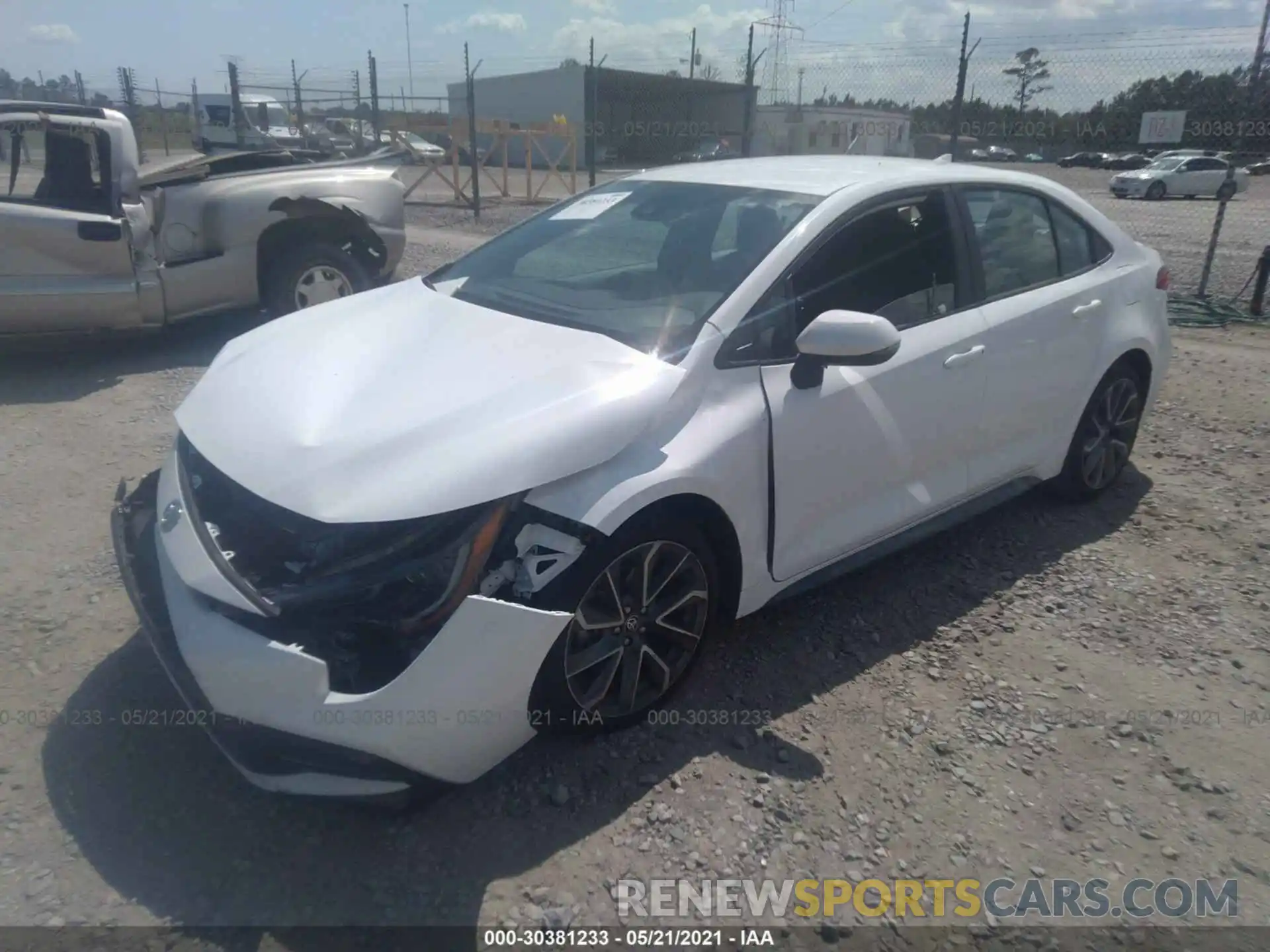 2 Photograph of a damaged car 5YFS4MCE6MP064860 TOYOTA COROLLA 2021