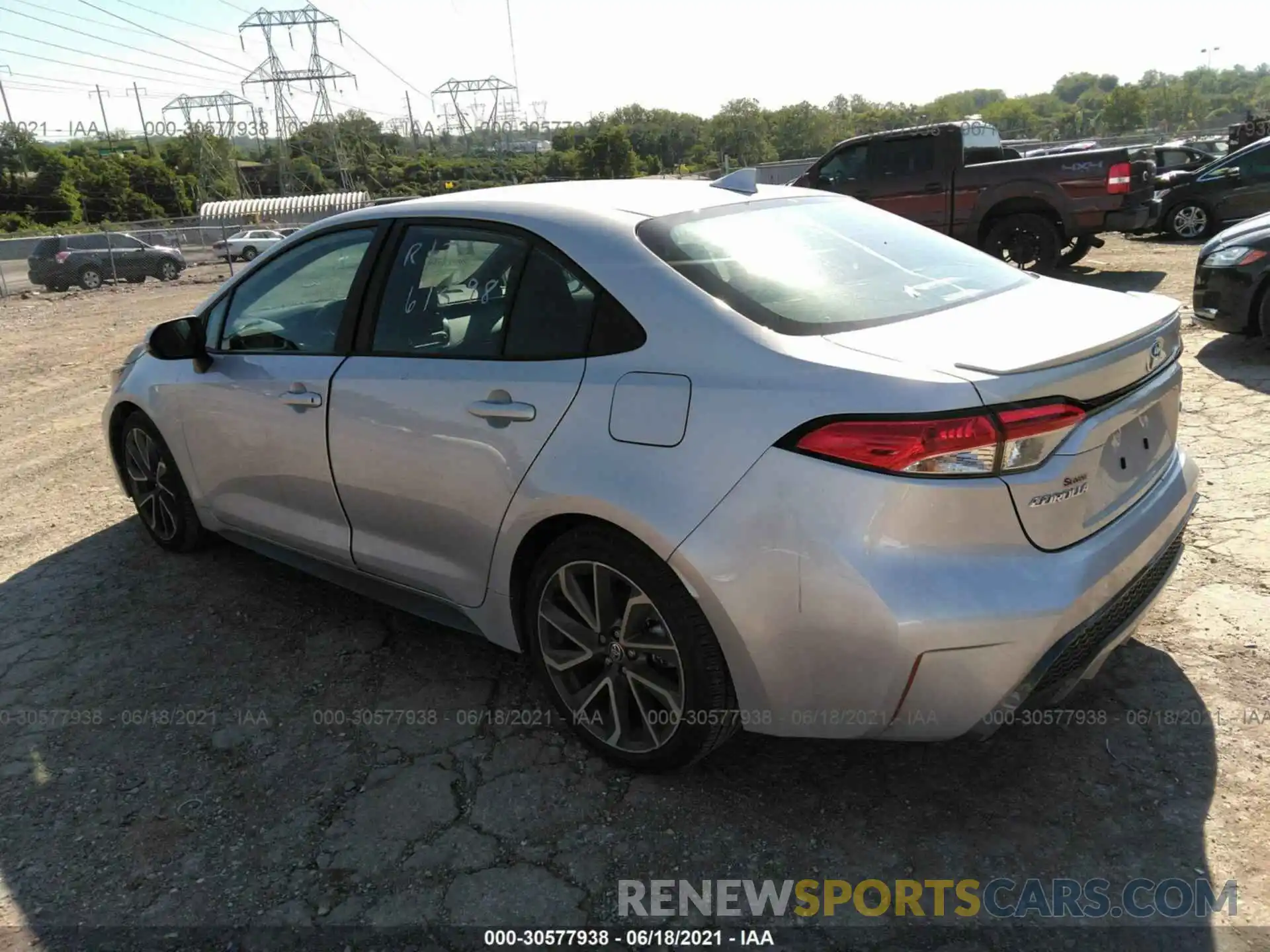 3 Photograph of a damaged car 5YFS4MCE6MP065149 TOYOTA COROLLA 2021