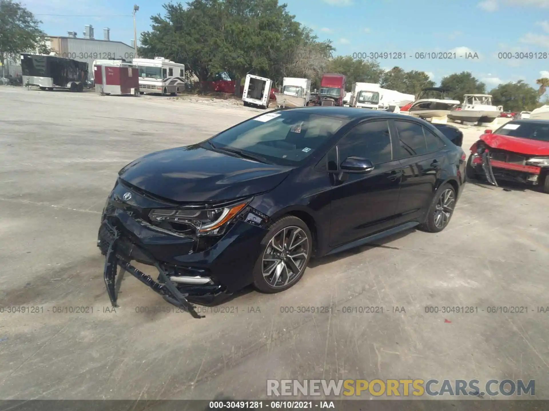 2 Photograph of a damaged car 5YFS4MCE6MP066513 TOYOTA COROLLA 2021