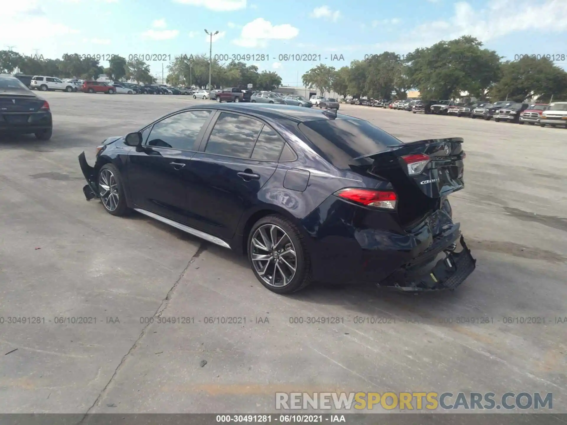 3 Photograph of a damaged car 5YFS4MCE6MP066513 TOYOTA COROLLA 2021