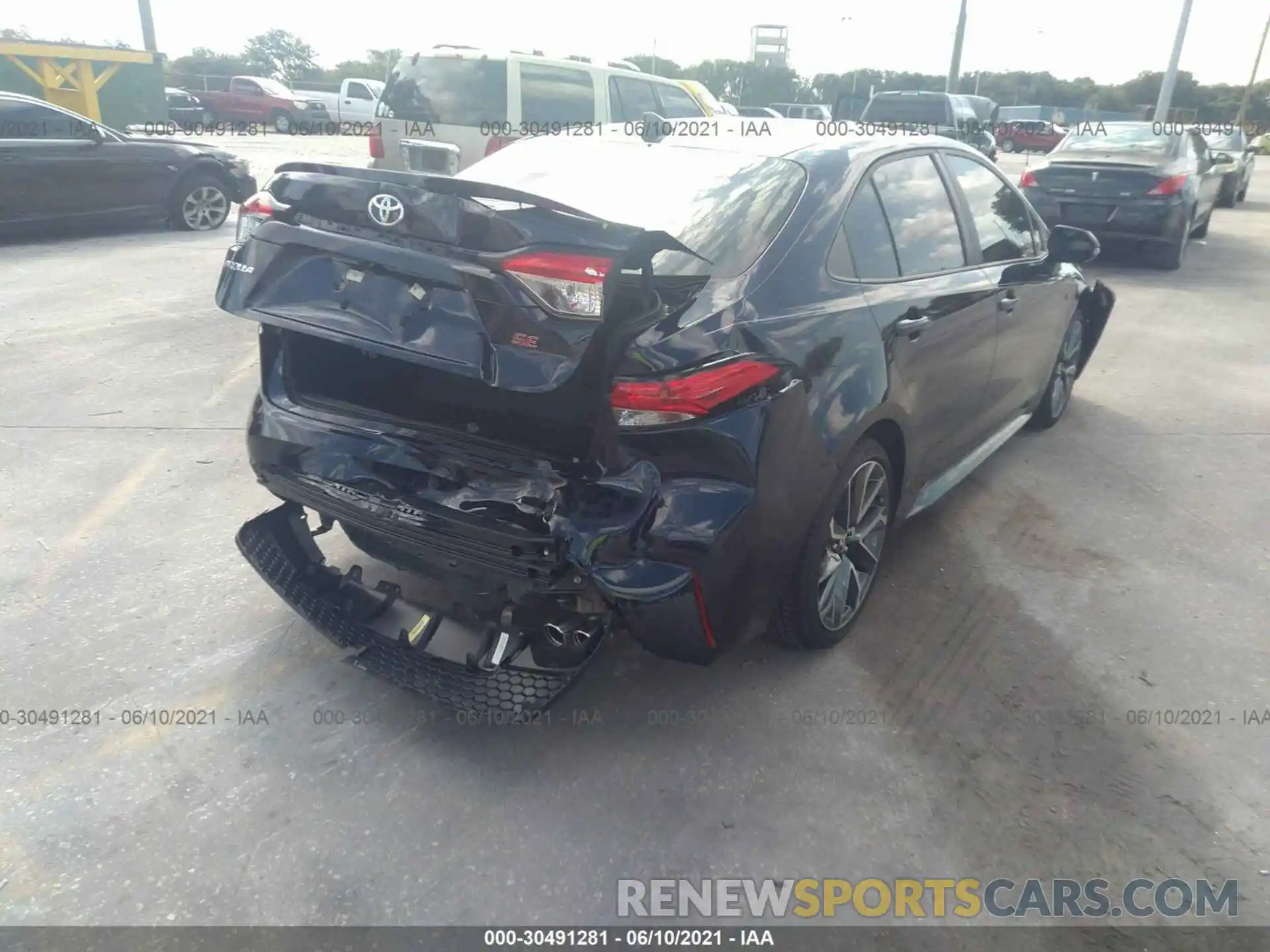 6 Photograph of a damaged car 5YFS4MCE6MP066513 TOYOTA COROLLA 2021