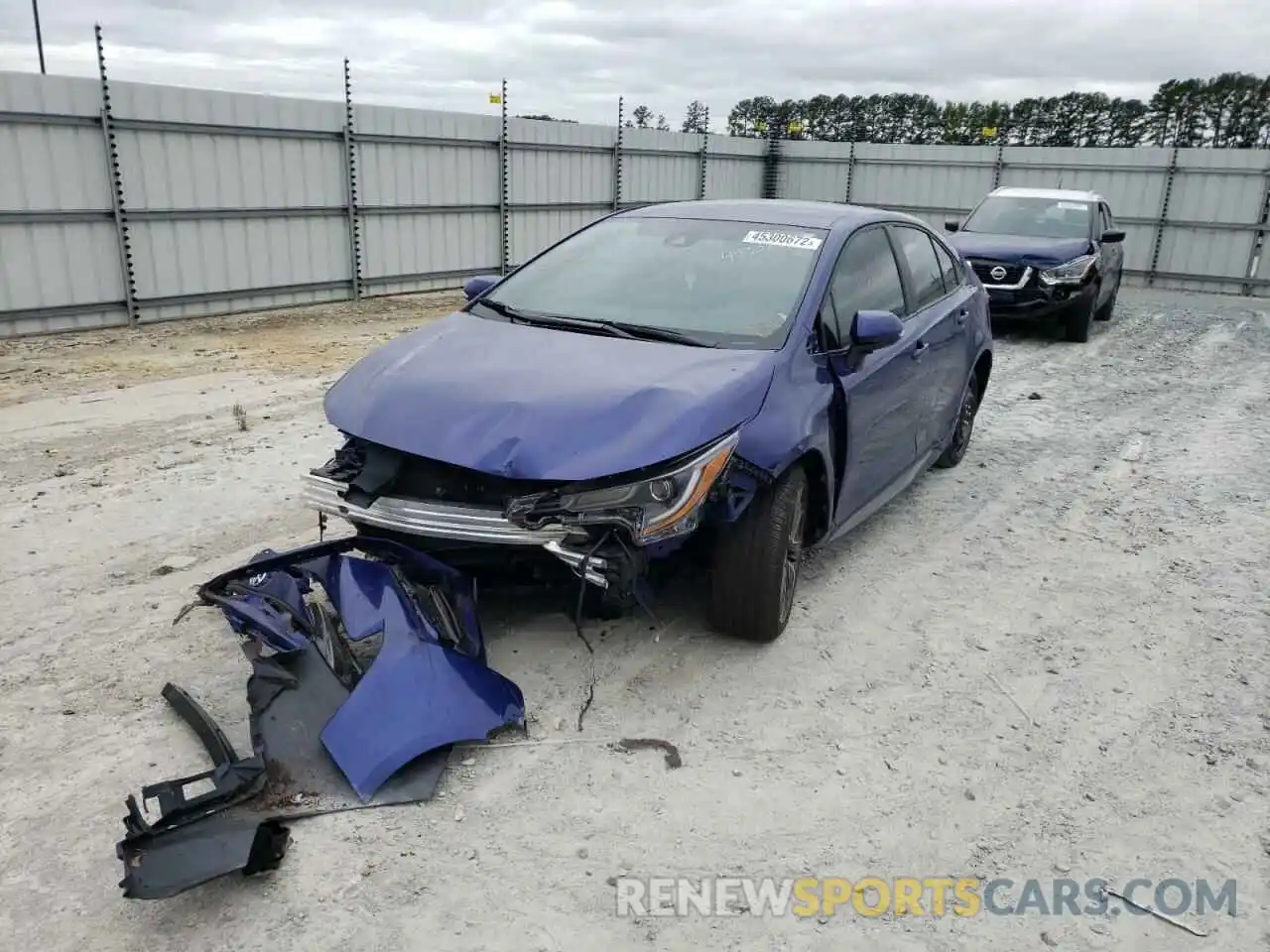 2 Photograph of a damaged car 5YFS4MCE6MP066799 TOYOTA COROLLA 2021