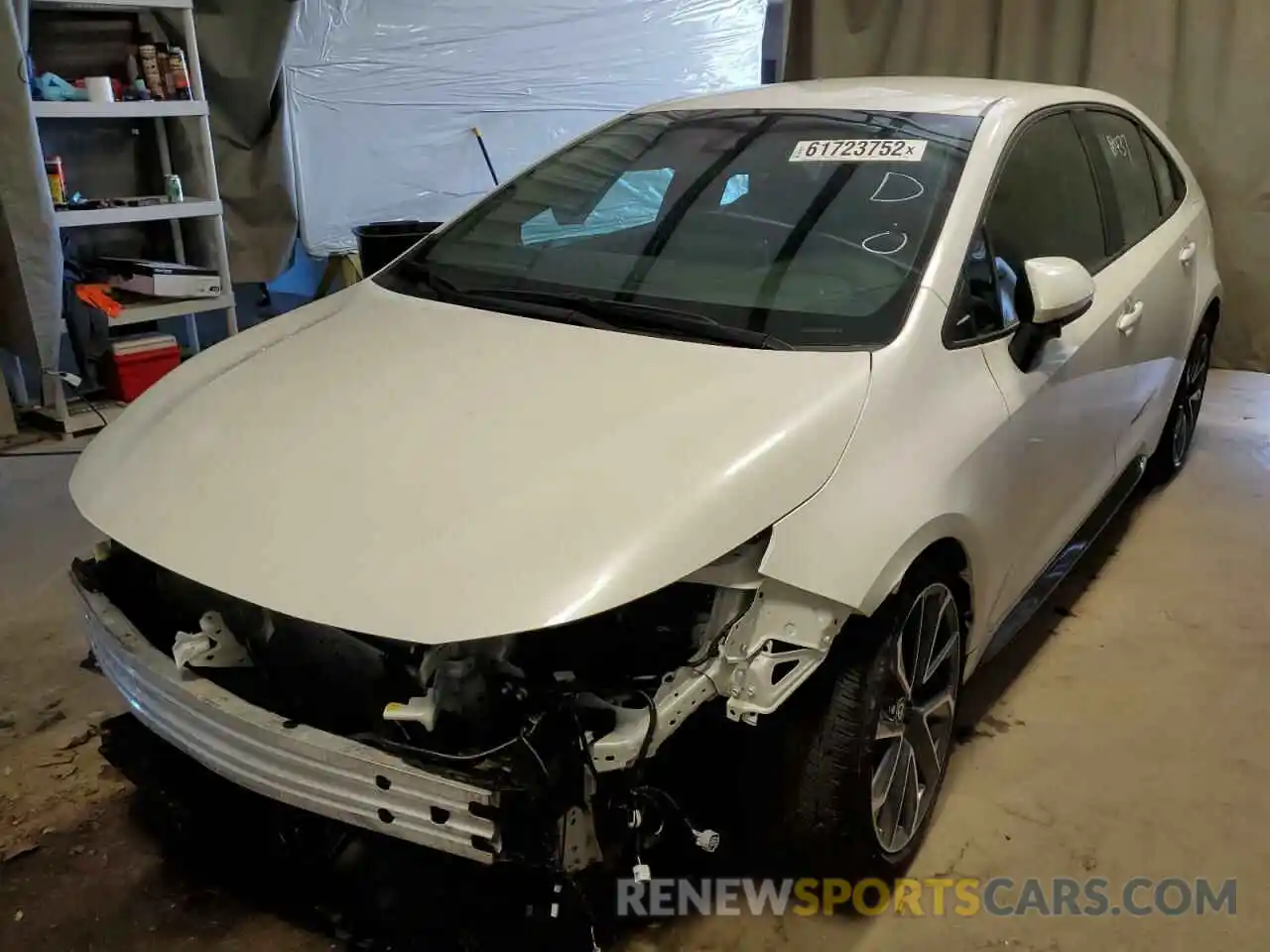 2 Photograph of a damaged car 5YFS4MCE6MP066964 TOYOTA COROLLA 2021