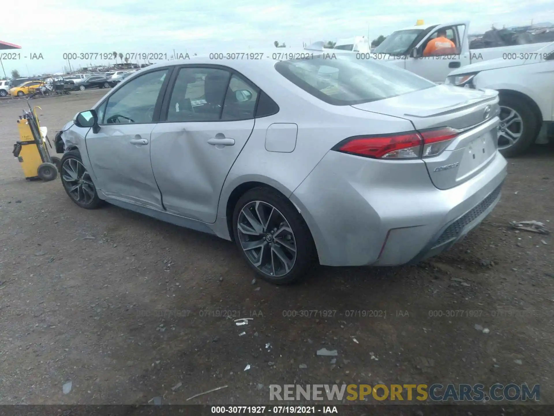 3 Photograph of a damaged car 5YFS4MCE6MP069962 TOYOTA COROLLA 2021