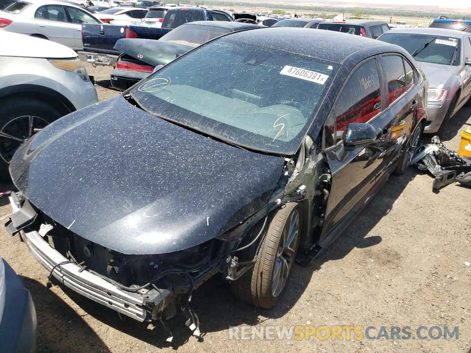 2 Photograph of a damaged car 5YFS4MCE6MP070920 TOYOTA COROLLA 2021