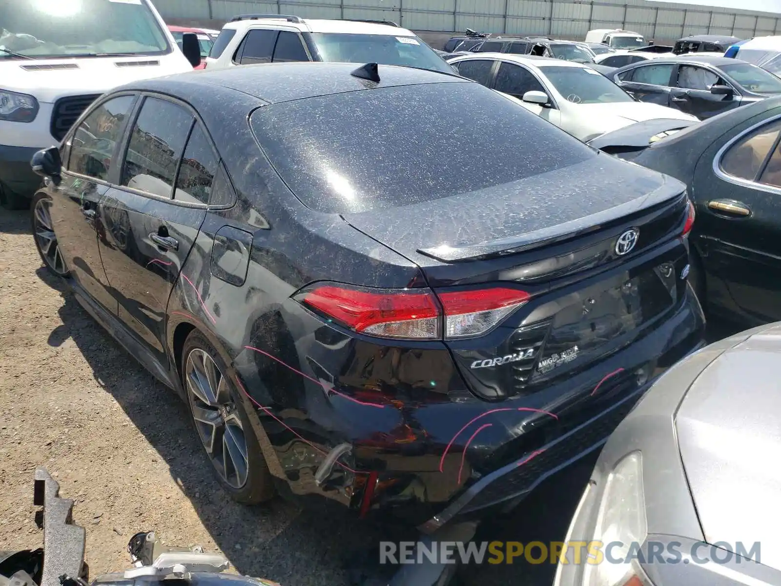 3 Photograph of a damaged car 5YFS4MCE6MP070920 TOYOTA COROLLA 2021