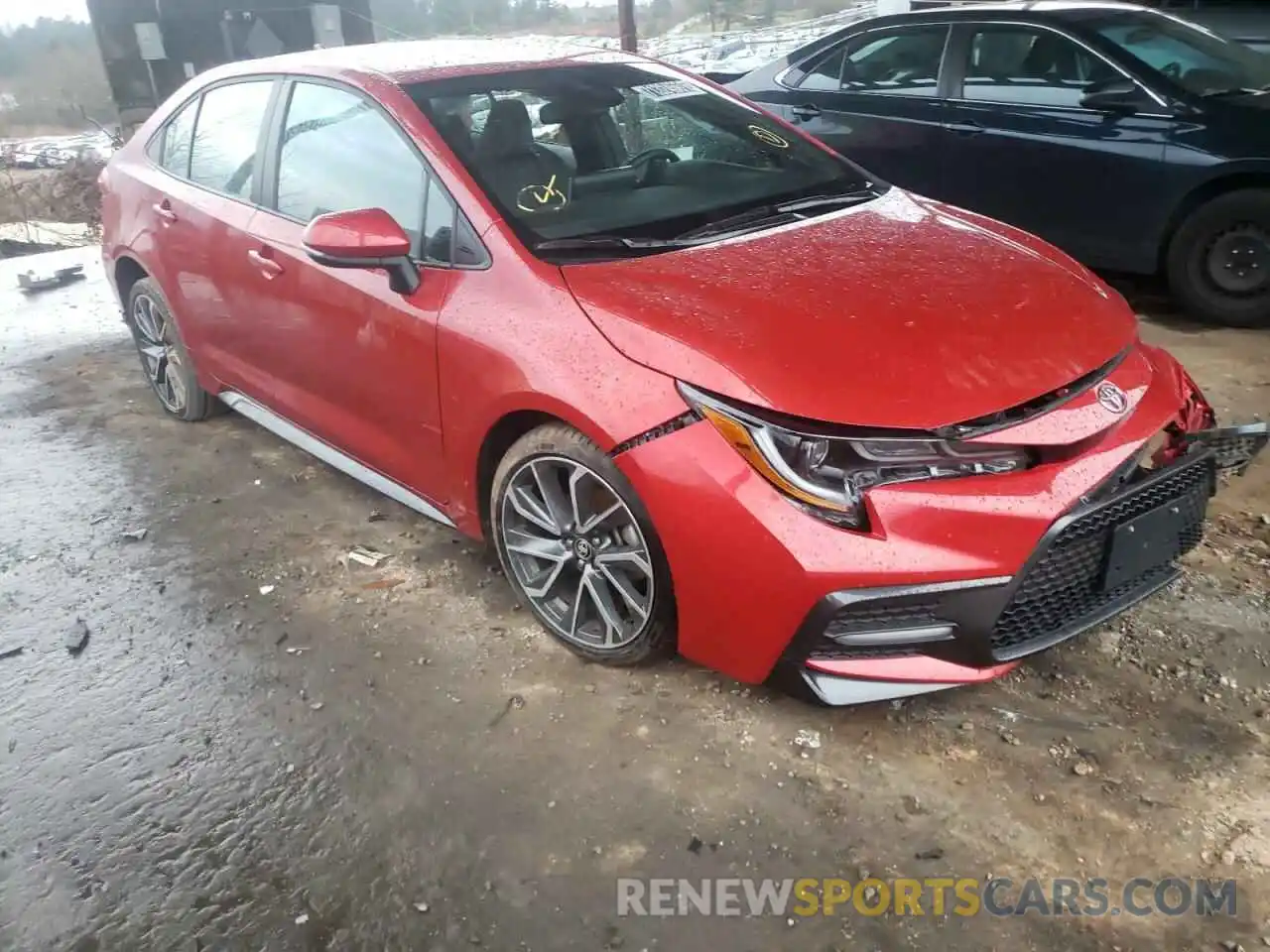 1 Photograph of a damaged car 5YFS4MCE6MP072389 TOYOTA COROLLA 2021