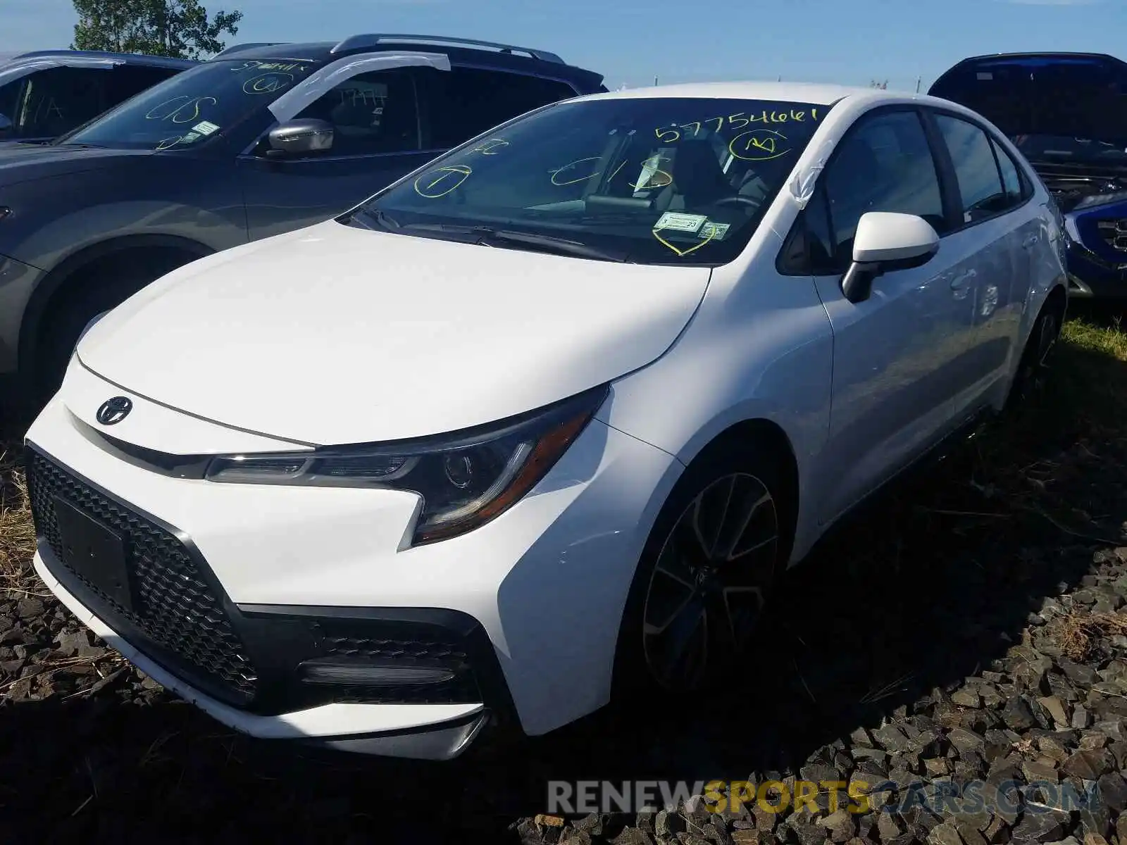 2 Photograph of a damaged car 5YFS4MCE6MP072652 TOYOTA COROLLA 2021