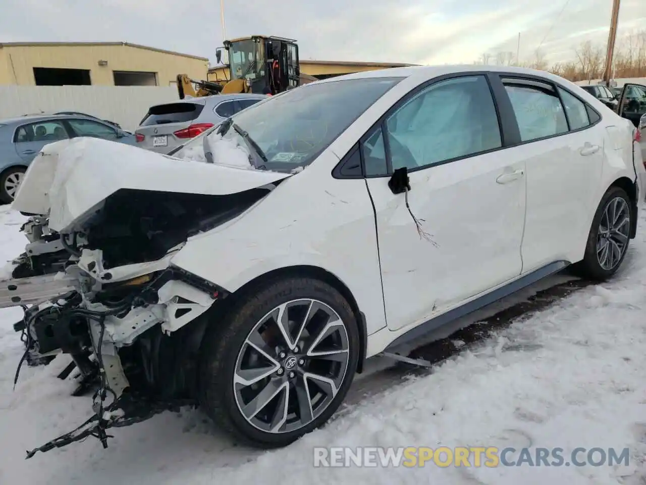 2 Photograph of a damaged car 5YFS4MCE6MP073705 TOYOTA COROLLA 2021