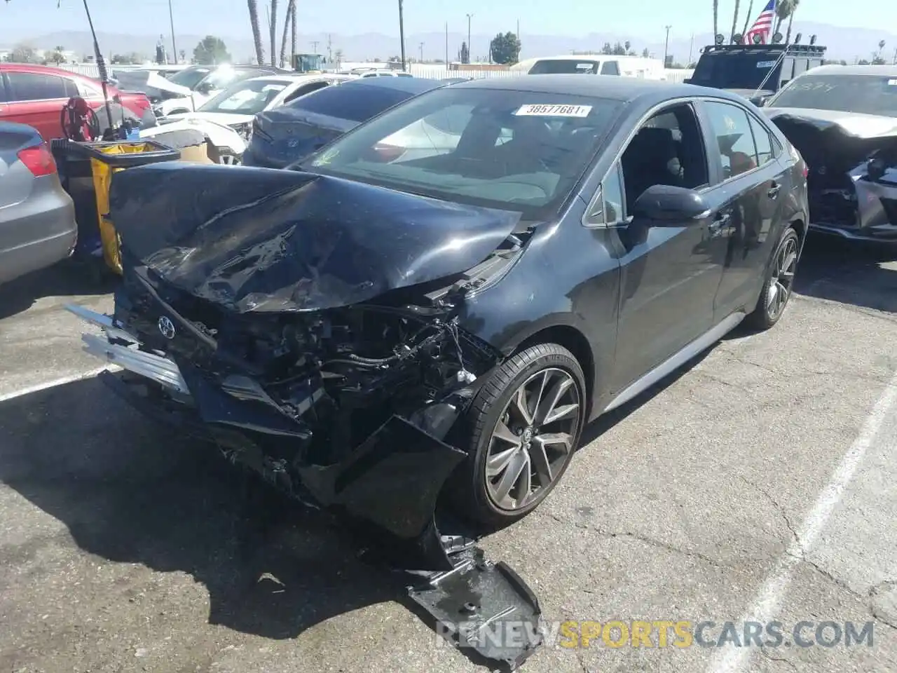 2 Photograph of a damaged car 5YFS4MCE6MP074840 TOYOTA COROLLA 2021