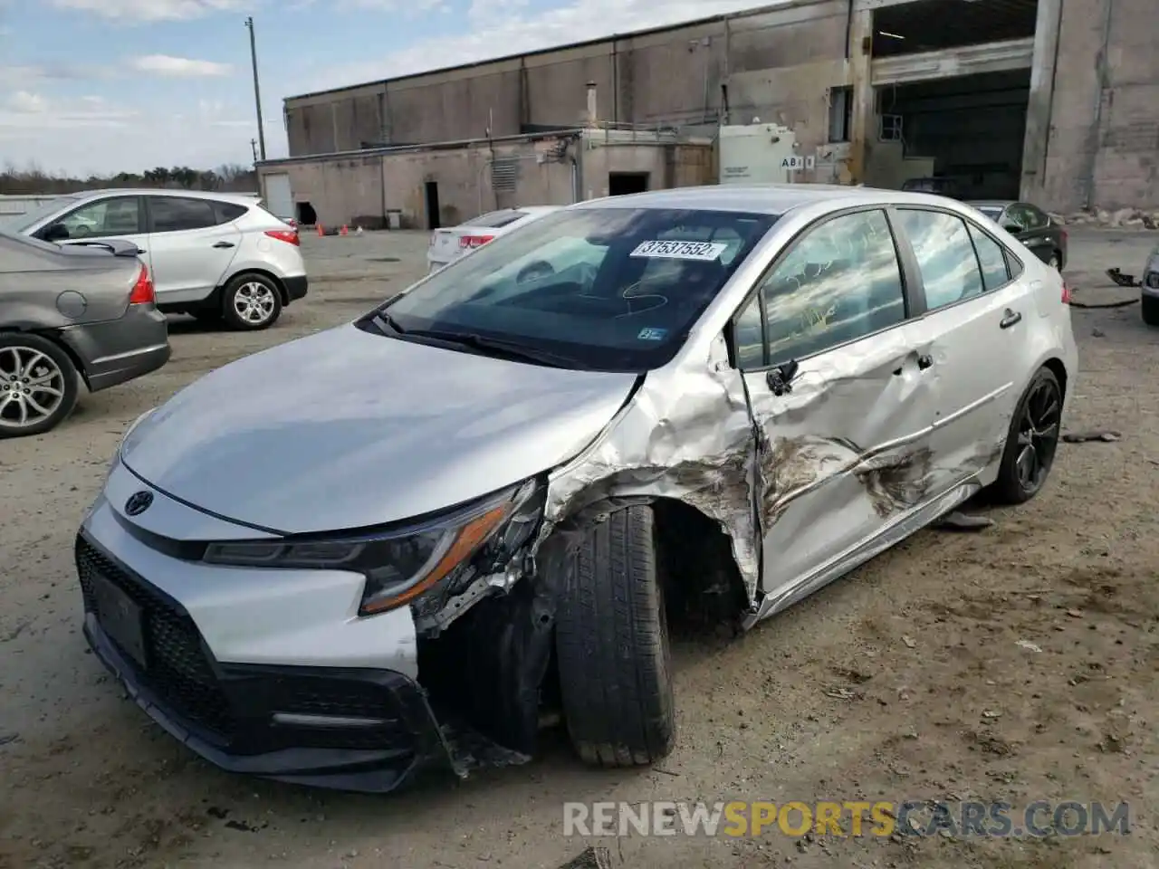 2 Photograph of a damaged car 5YFS4MCE6MP075258 TOYOTA COROLLA 2021