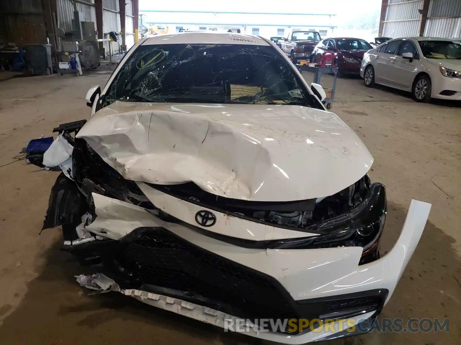 9 Photograph of a damaged car 5YFS4MCE6MP077494 TOYOTA COROLLA 2021