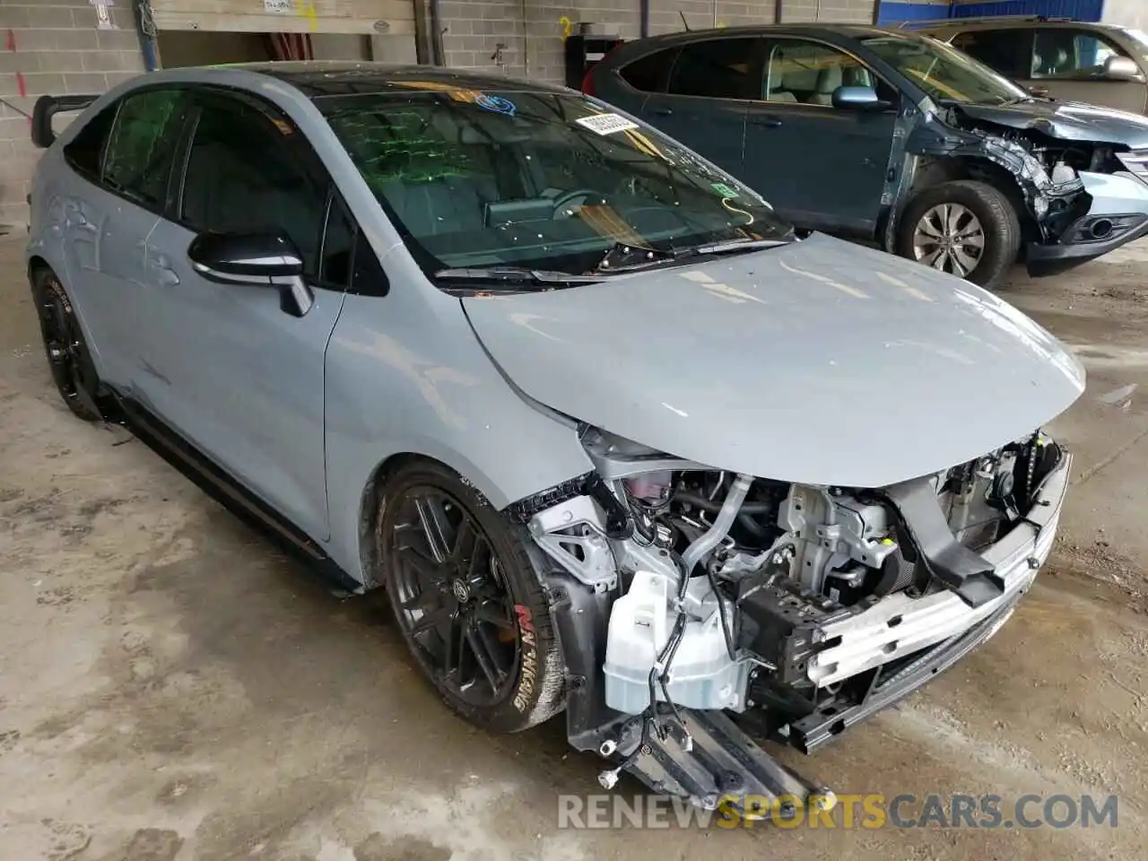 1 Photograph of a damaged car 5YFS4MCE6MP077608 TOYOTA COROLLA 2021