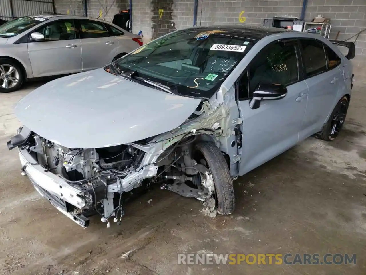 2 Photograph of a damaged car 5YFS4MCE6MP077608 TOYOTA COROLLA 2021