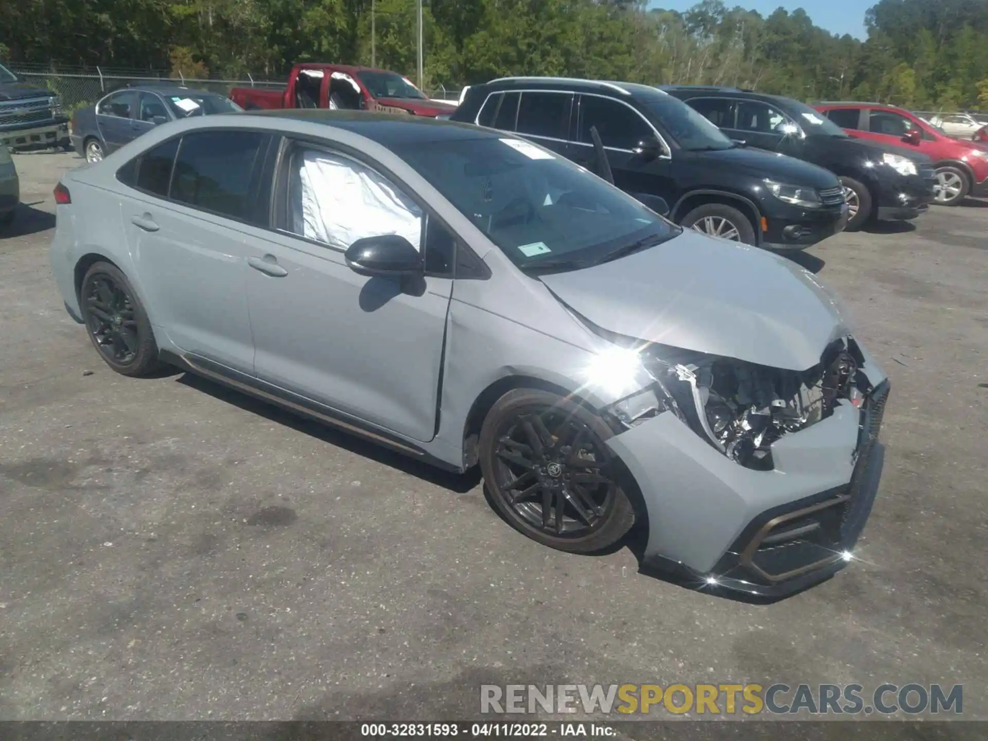 1 Photograph of a damaged car 5YFS4MCE6MP080024 TOYOTA COROLLA 2021