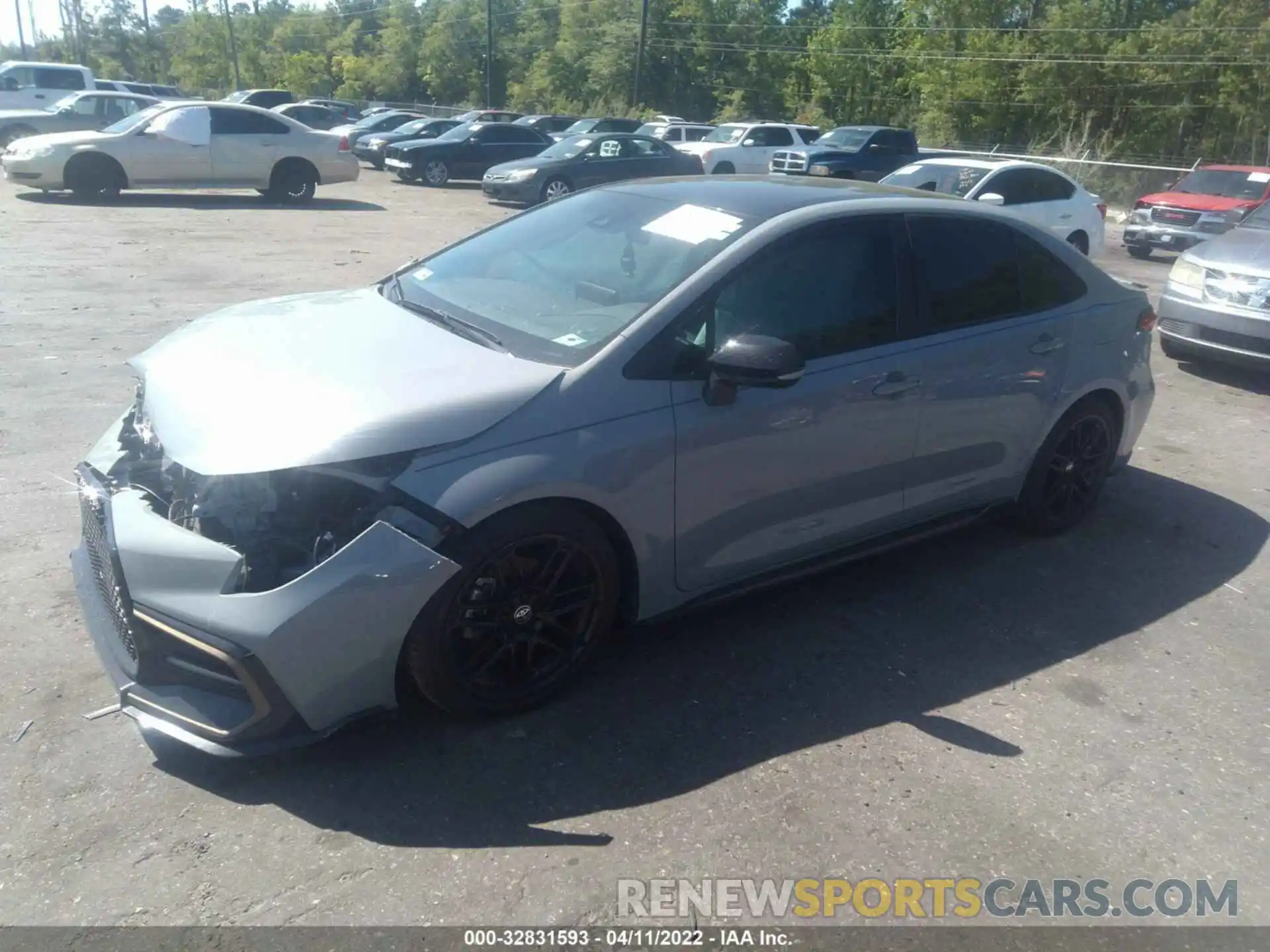 2 Photograph of a damaged car 5YFS4MCE6MP080024 TOYOTA COROLLA 2021