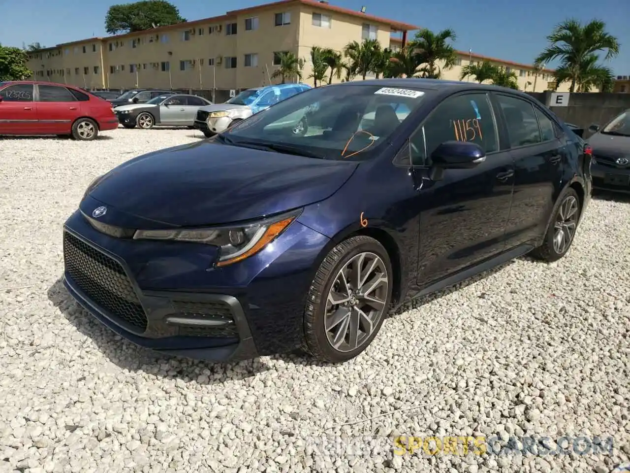 2 Photograph of a damaged car 5YFS4MCE6MP080069 TOYOTA COROLLA 2021