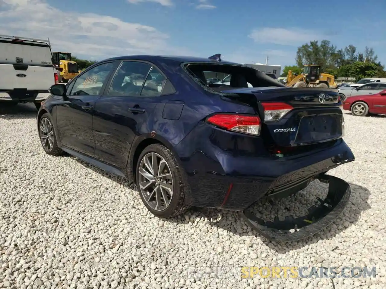 3 Photograph of a damaged car 5YFS4MCE6MP080069 TOYOTA COROLLA 2021