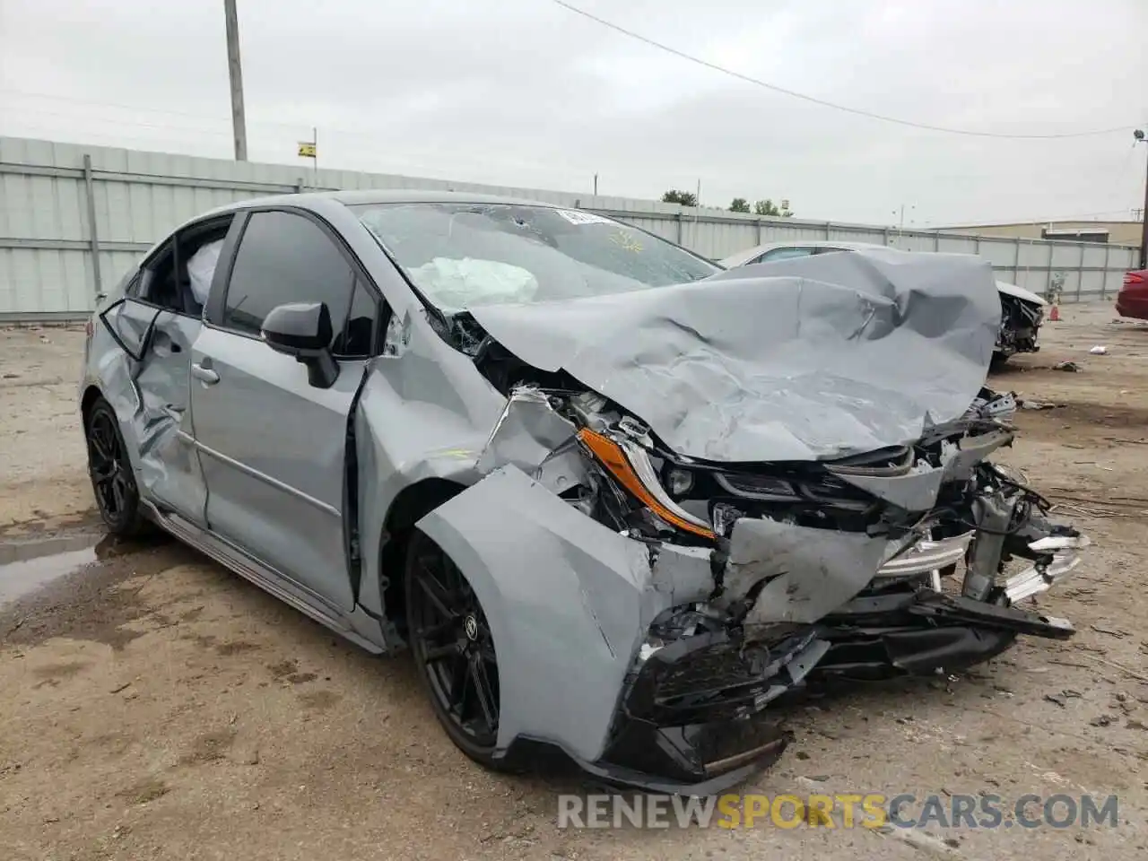 1 Photograph of a damaged car 5YFS4MCE6MP080167 TOYOTA COROLLA 2021