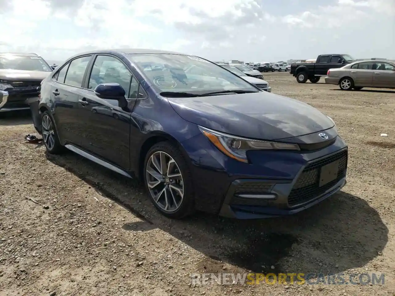 1 Photograph of a damaged car 5YFS4MCE6MP080413 TOYOTA COROLLA 2021