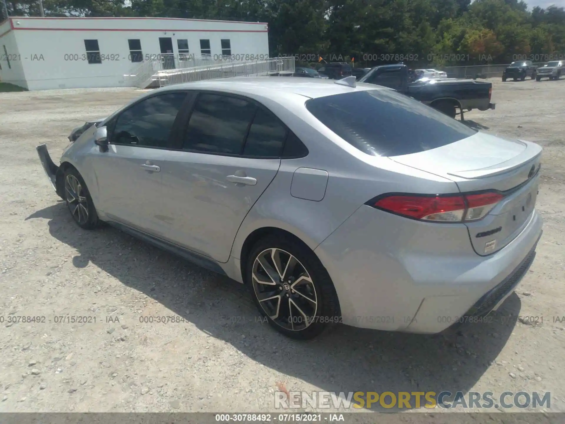 3 Photograph of a damaged car 5YFS4MCE6MP080587 TOYOTA COROLLA 2021