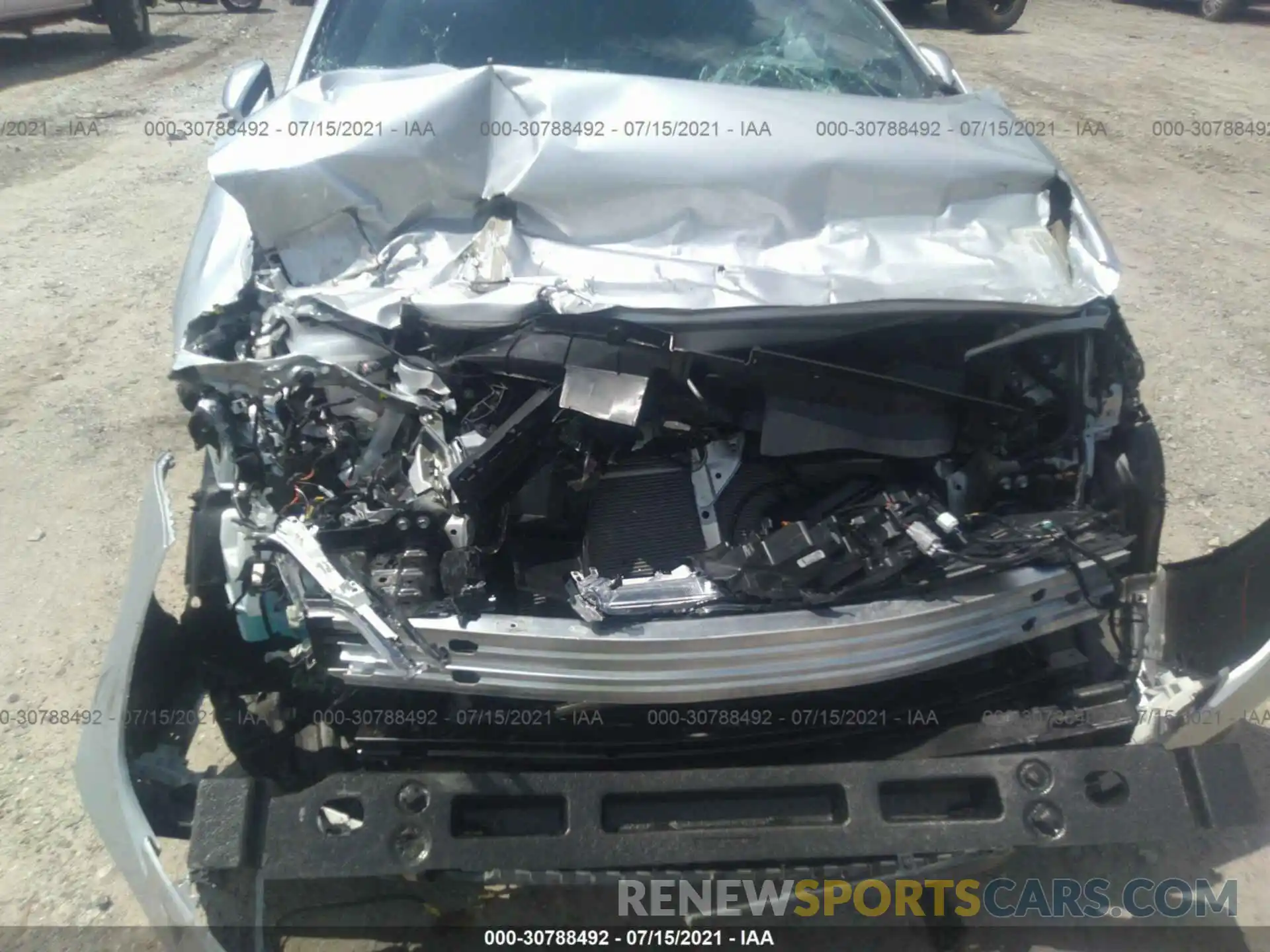 6 Photograph of a damaged car 5YFS4MCE6MP080587 TOYOTA COROLLA 2021