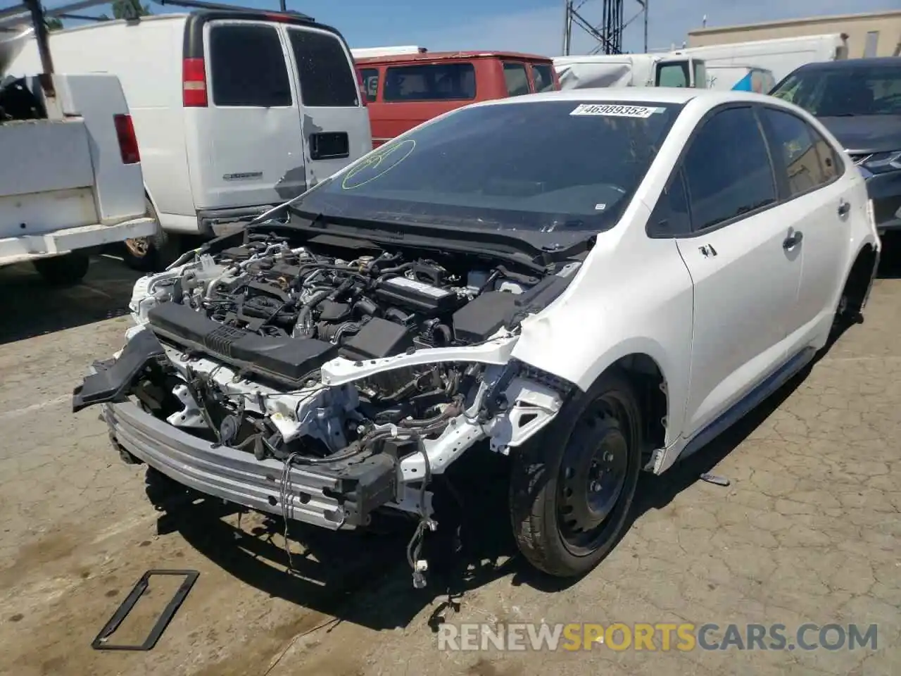 9 Photograph of a damaged car 5YFS4MCE6MP080864 TOYOTA COROLLA 2021